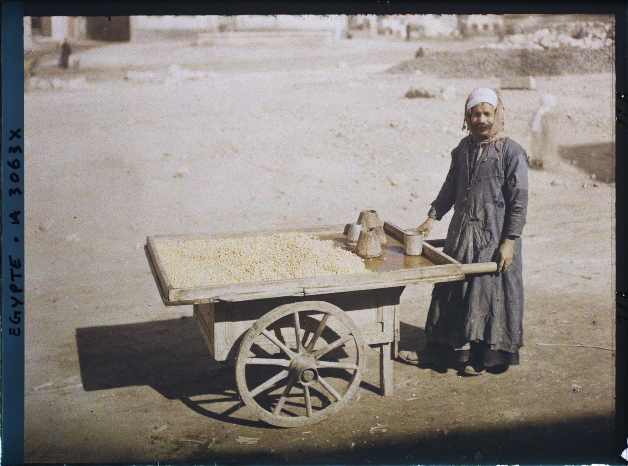 Image représentant Marchand ambulant de maïs cuit