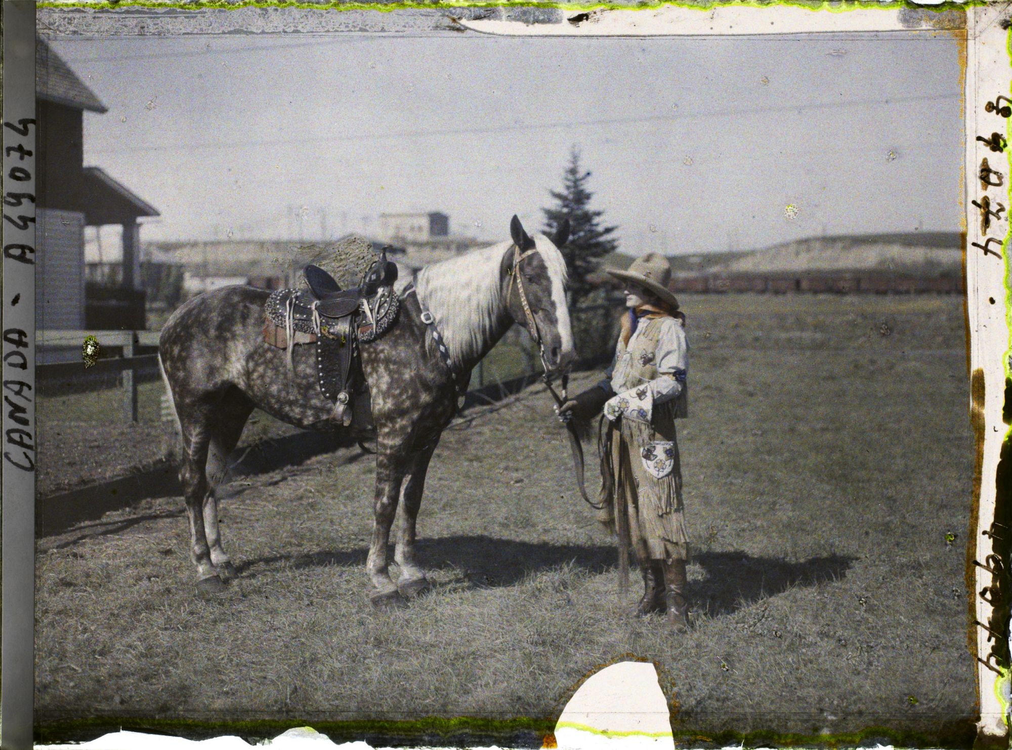 Image représentant Canada, Calgary, Cowgirl avec son cheval