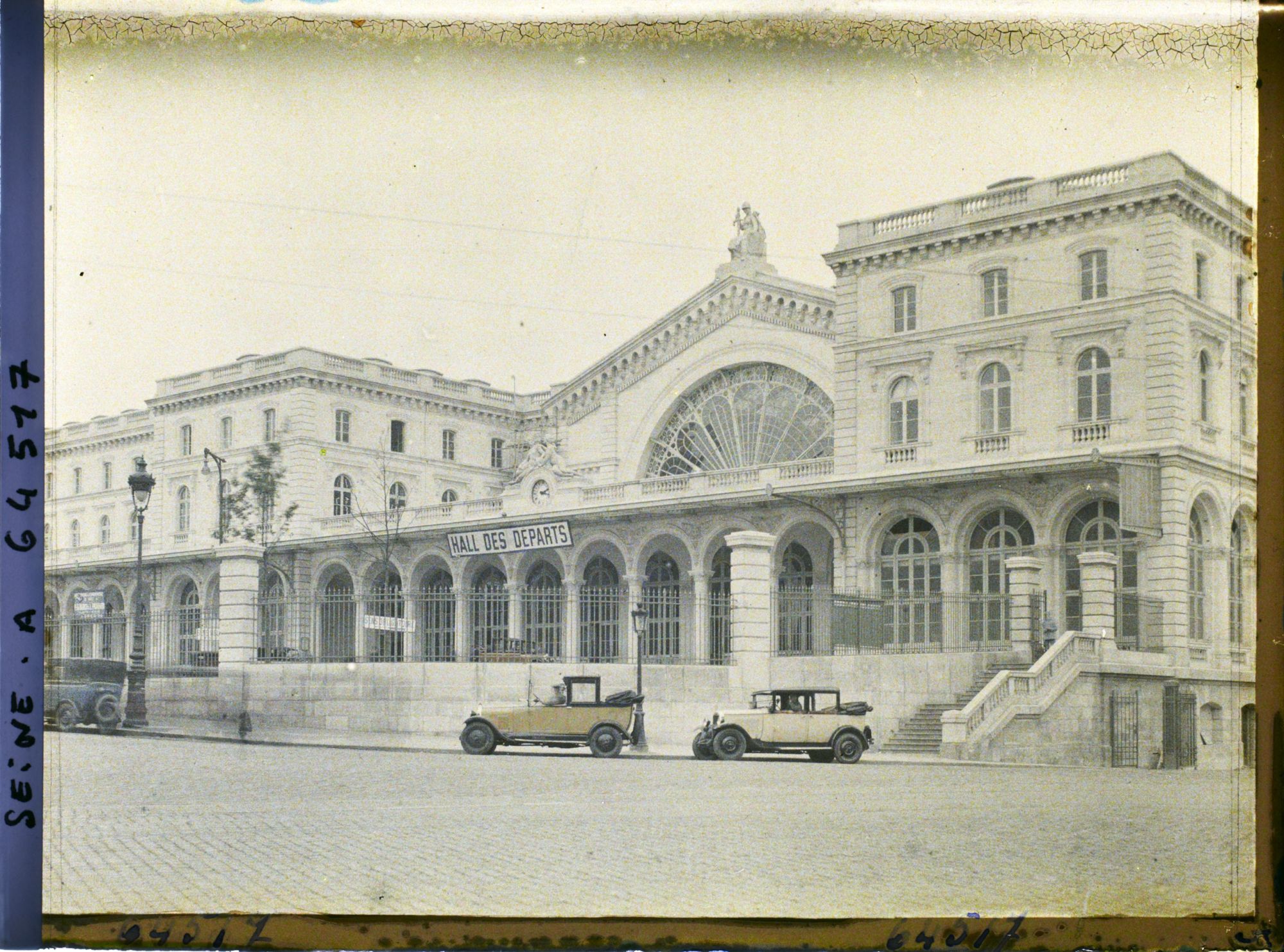 Image représentant Agrandissement de la gare de l'Est, la façade de la partie nouvelle