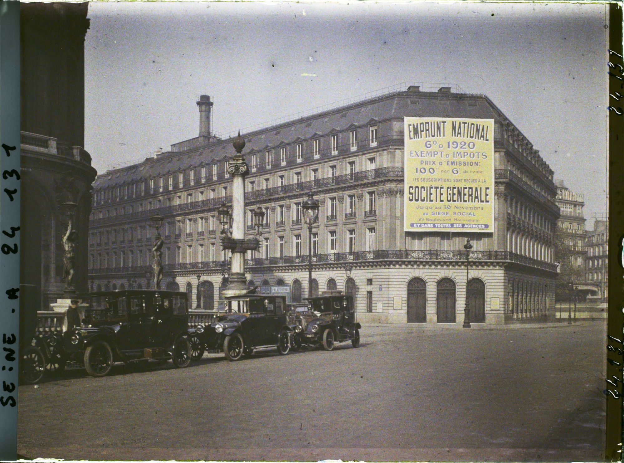 Image représentant Affiche pour l'emprunt national de 1920 de la Société Générale, place Jacques Rouché