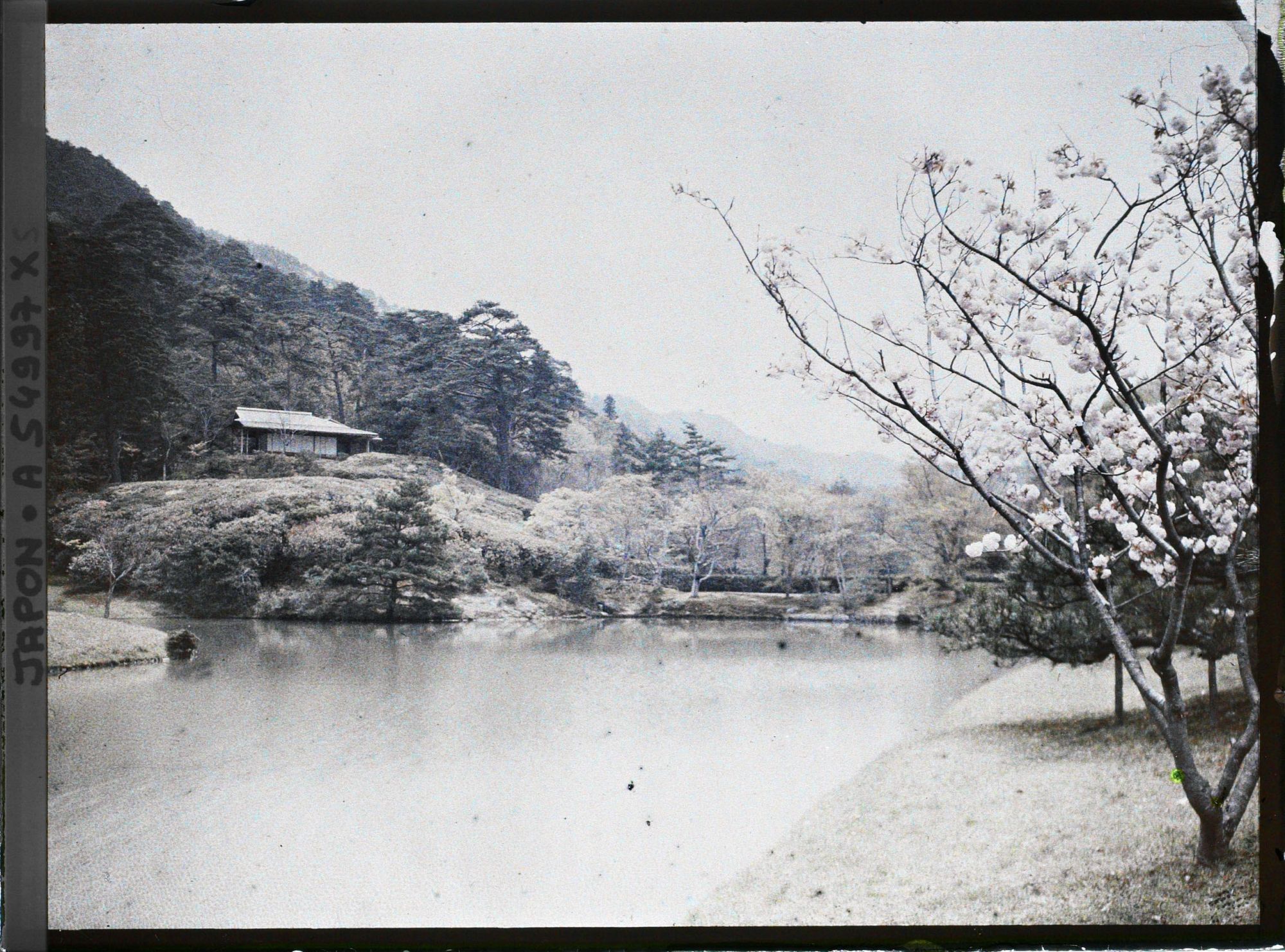 Image représentant Villa impériale Shugaku-in rikyu : l'étang Yokuryu et le pavillon Rinun-tei