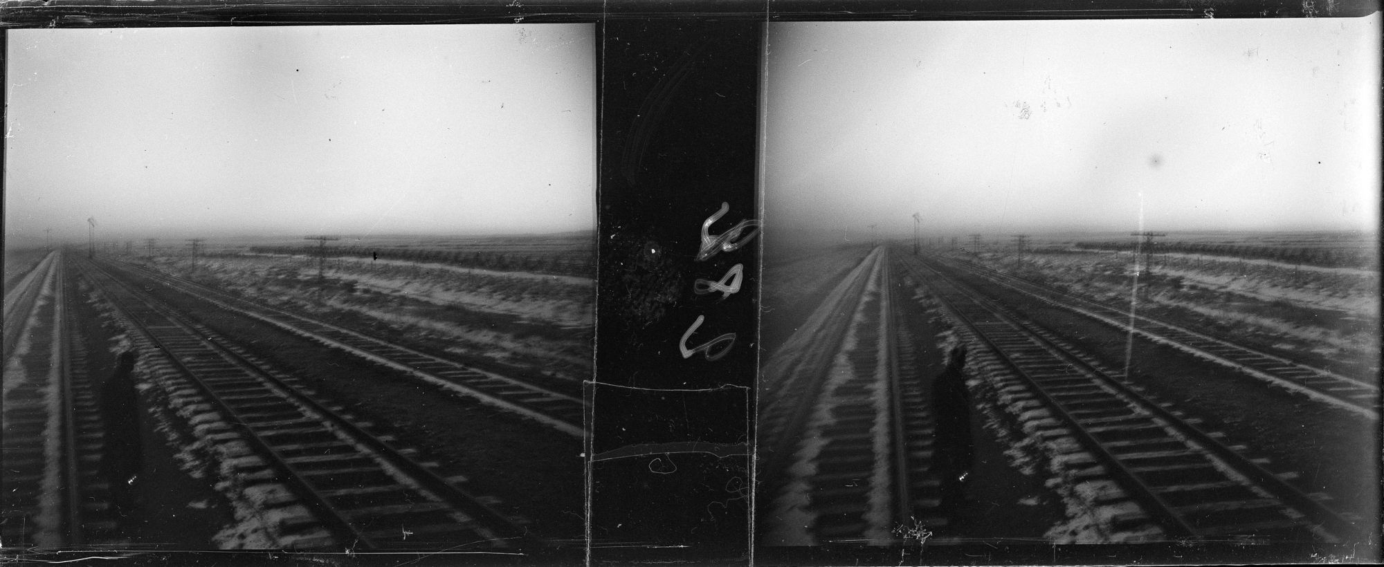 Image représentant Le paysage vu de la plate-forme d'observation au soleil couchant