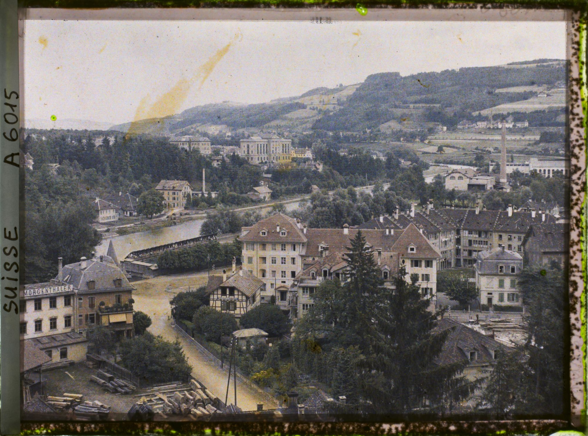 Image représentant Panorama sur la ville de Berne et le Gurten depuis la terrasse du palais Fédéral