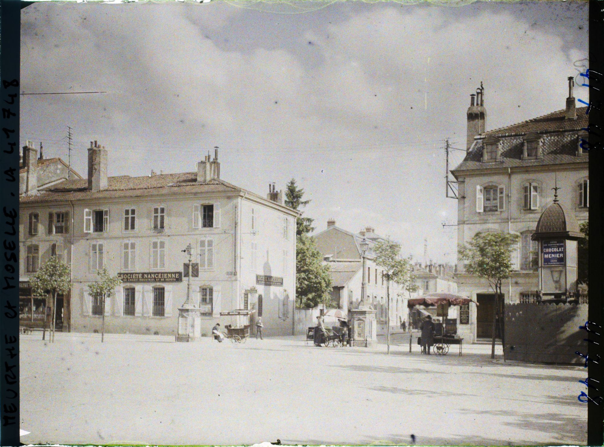 Image représentant France, Lunévile, Place Léopold et Rue de la Gare