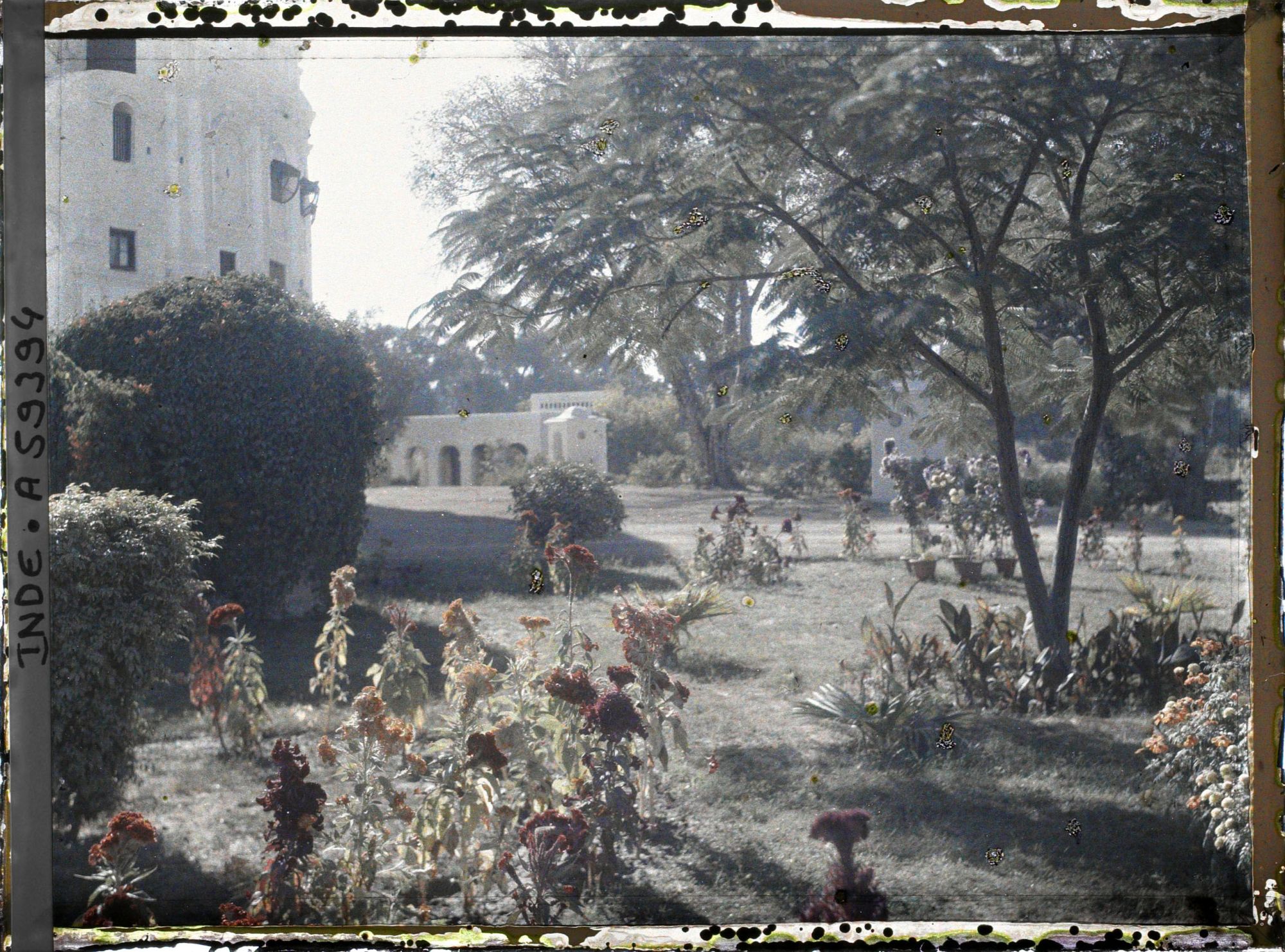 Image représentant Une partie du parc du nouveau palais du maharajah Jagatjit Singh