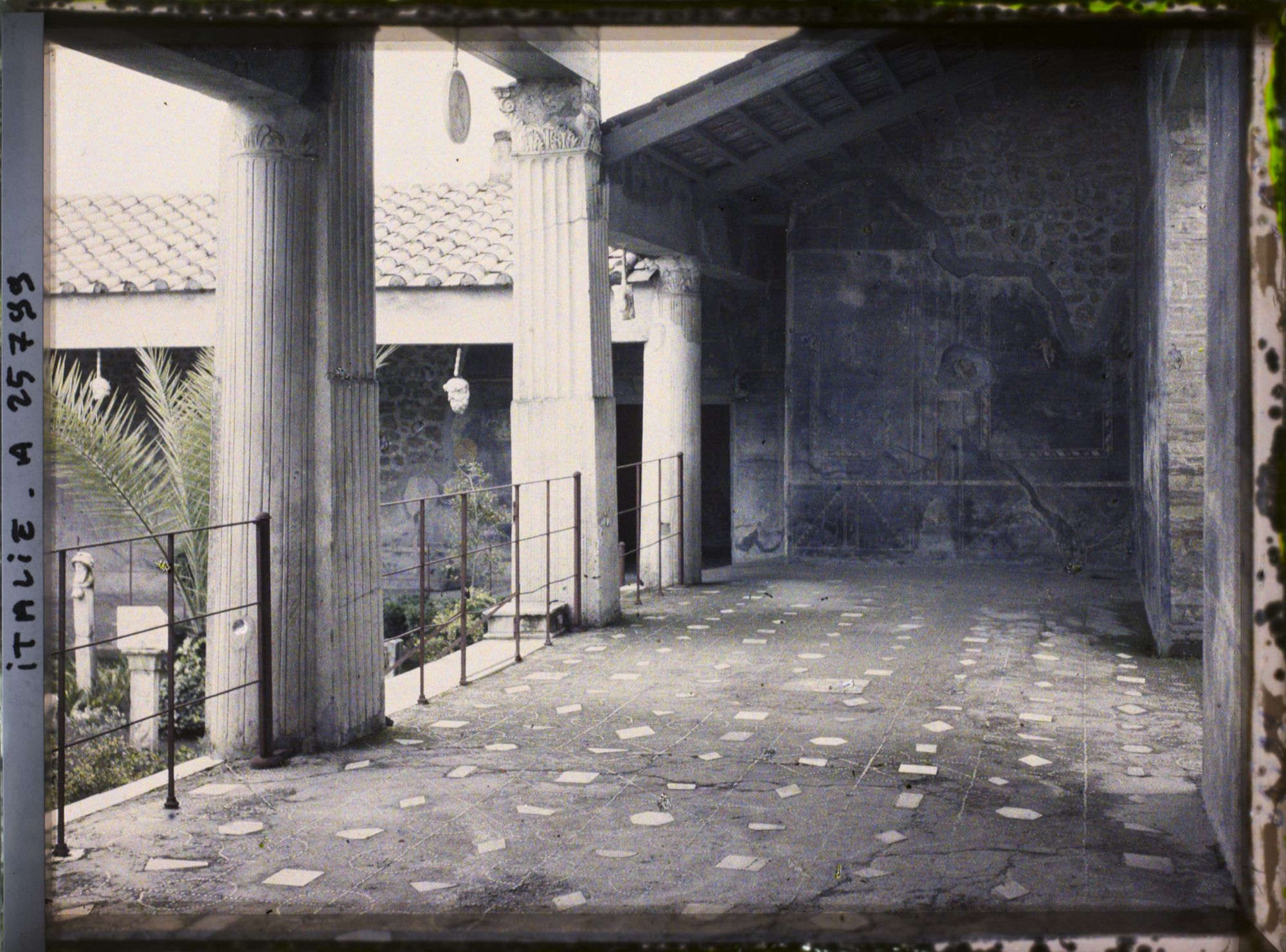 Image représentant Mosaïques du sol dans le péristyle de la maison des Amours dorés