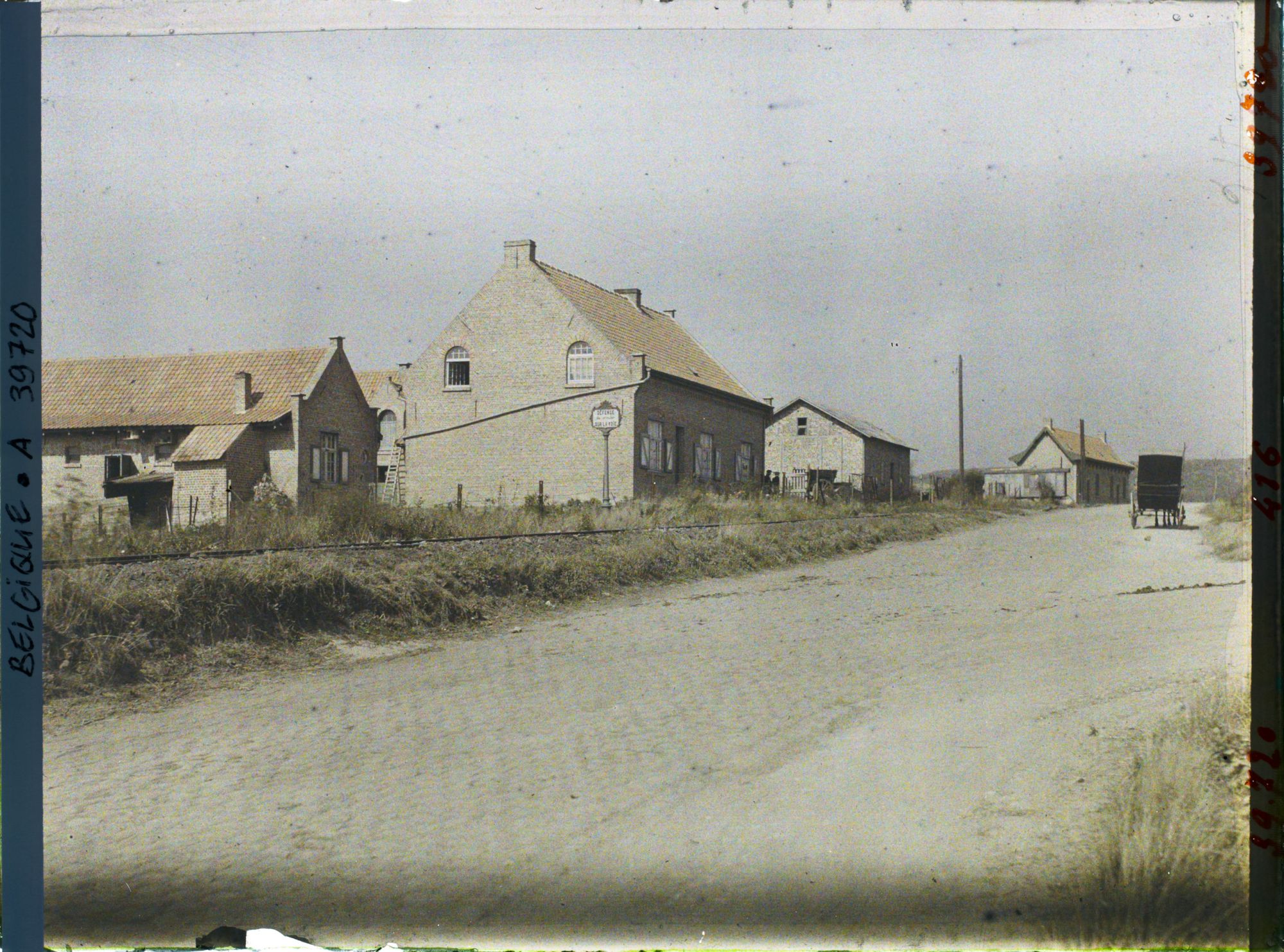 Image représentant Belgique, Dranoutre, Groupe de maisons