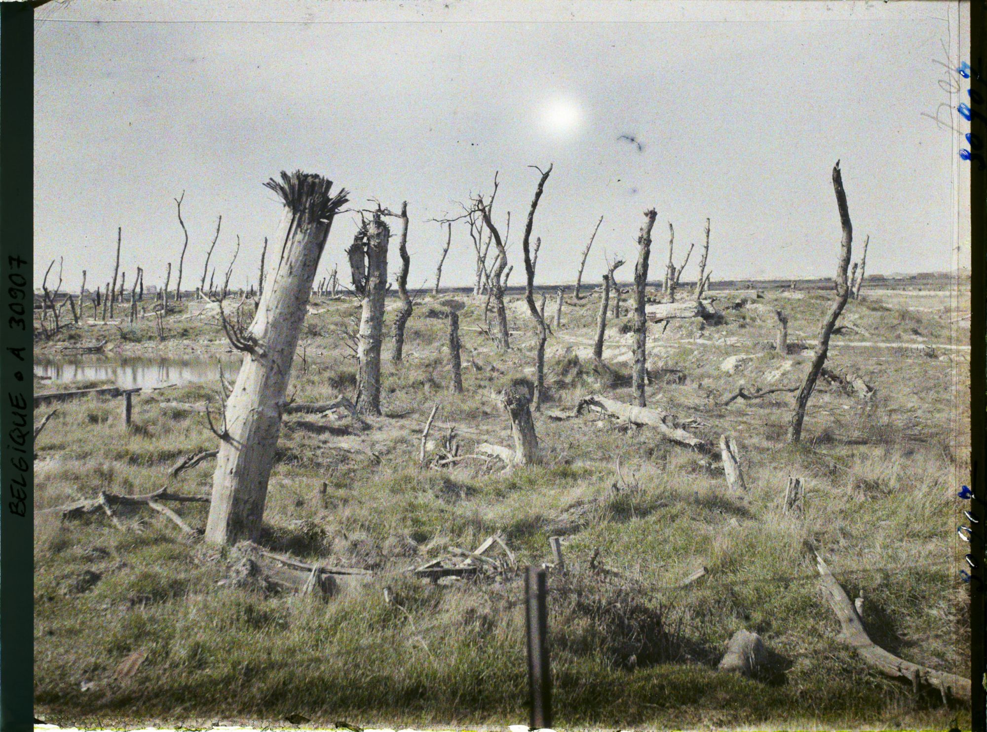 Image représentant Belgique, Nieuport, Défenses Allemandes, rive gauche de l'Yser