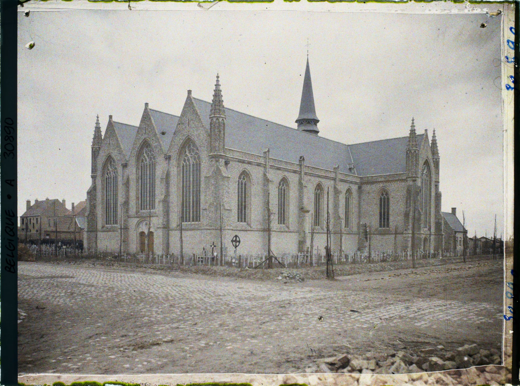 Image représentant Belgique, Nieuport, Ensemble de l'Eglise