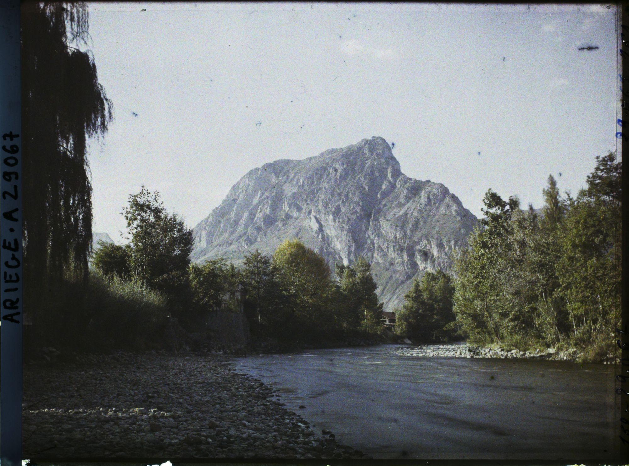Image représentant L'Ariège vers l'aval et le Soudour