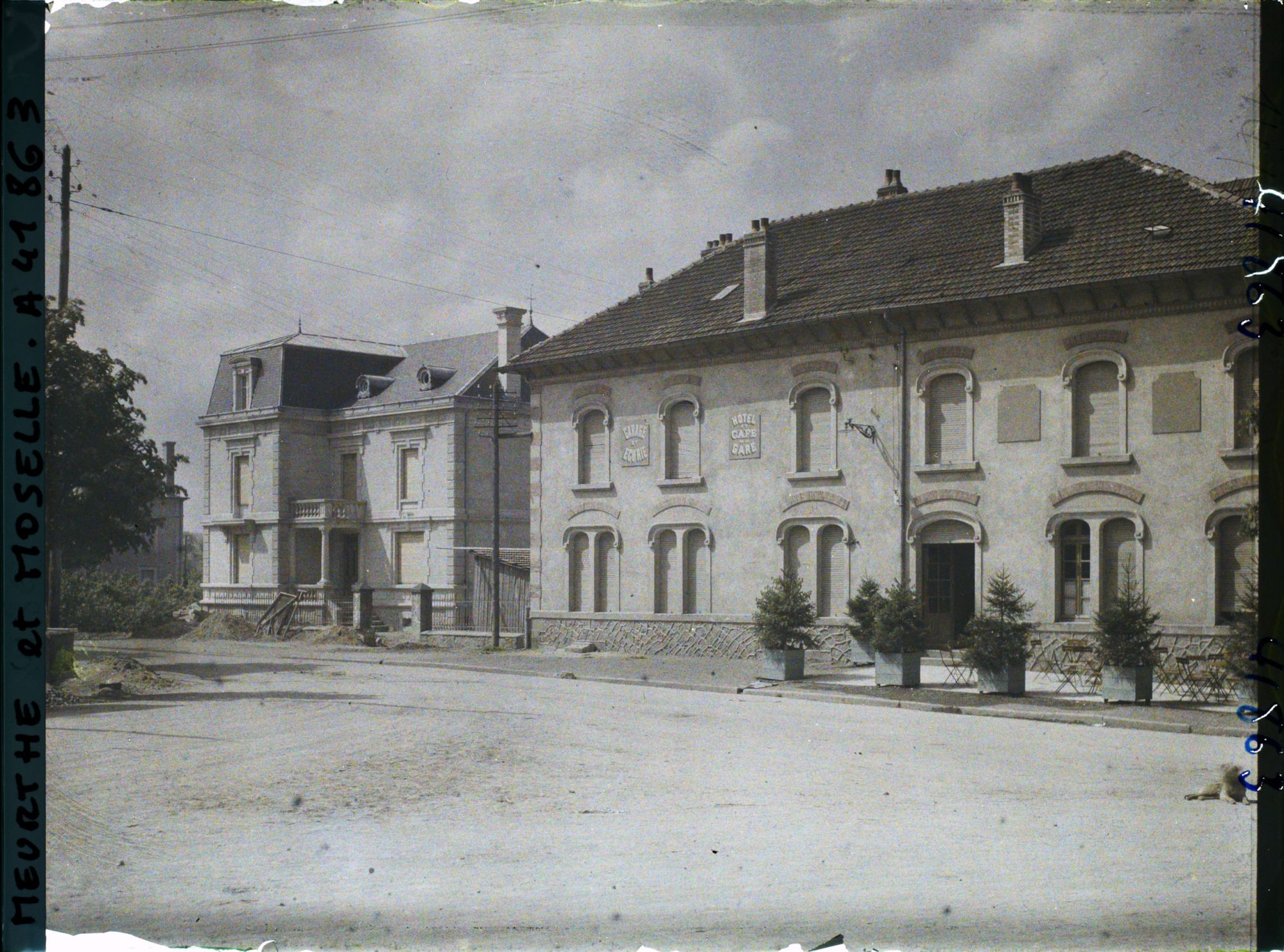 Image représentant France, Badonviller, Immeubles Avenue de la Gare