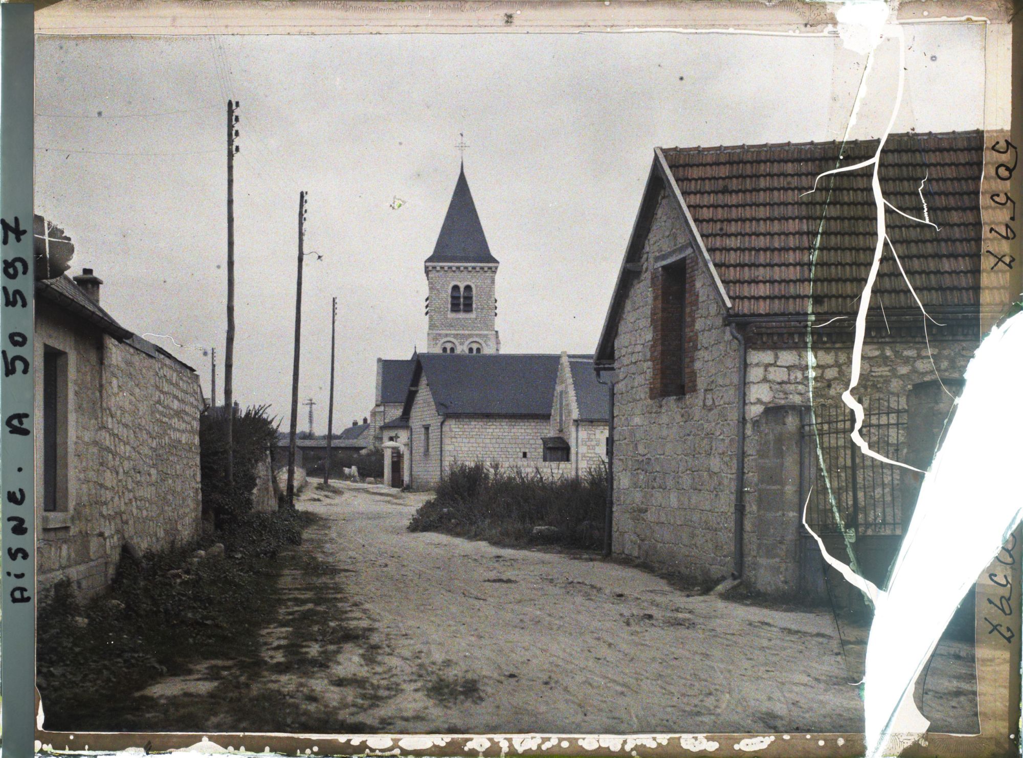 Image représentant France, Margival, Vue vers l'Eglise