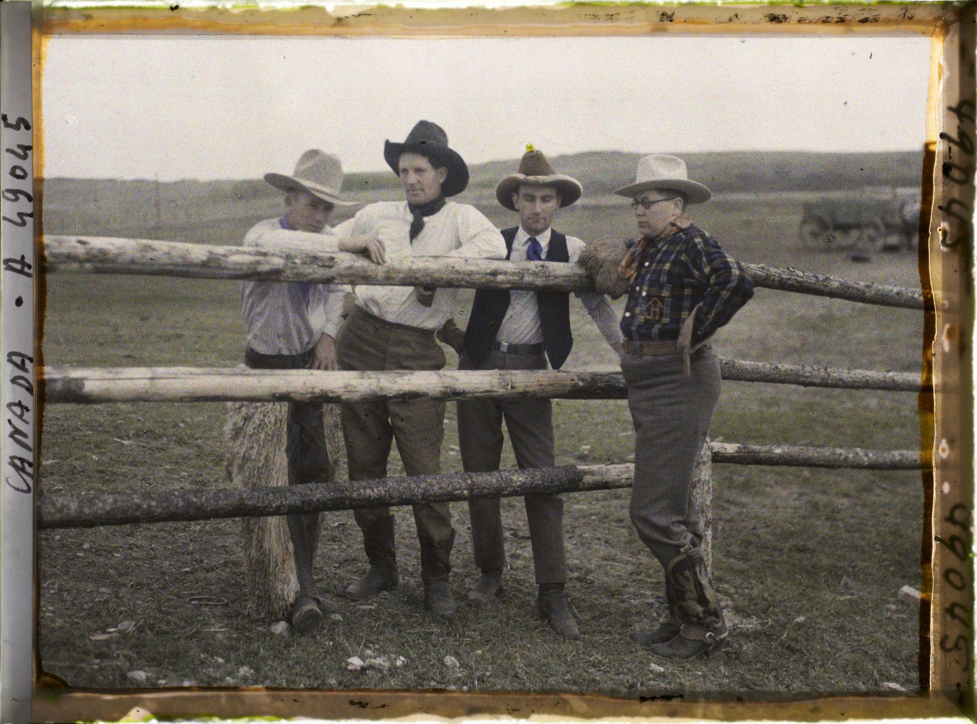Image représentant Canada, Rocky Ranch, Ranch John Hazza - Groupe de Cowboys
