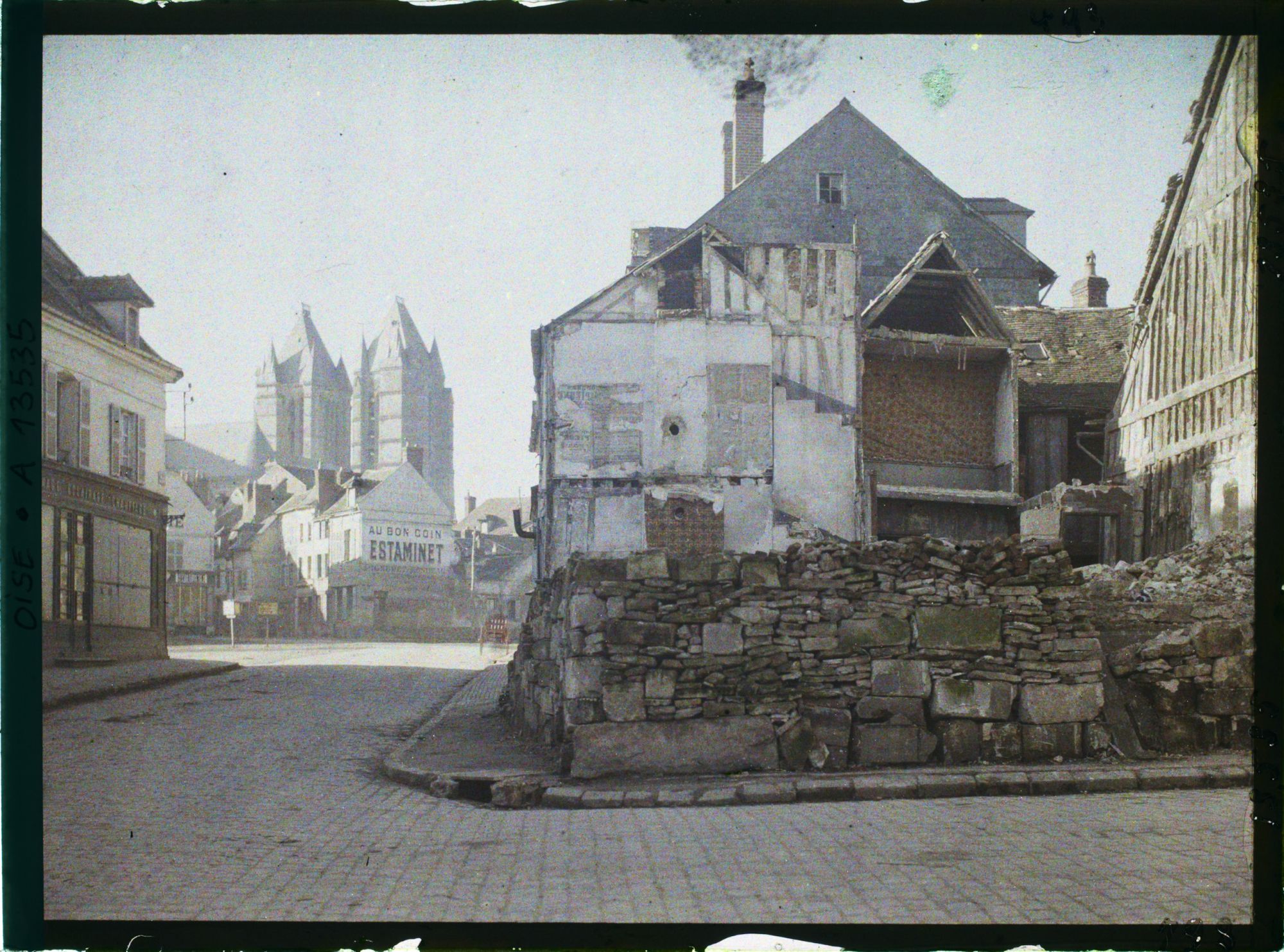 Image représentant France, Noyon, Rue du Chauny à Noyon