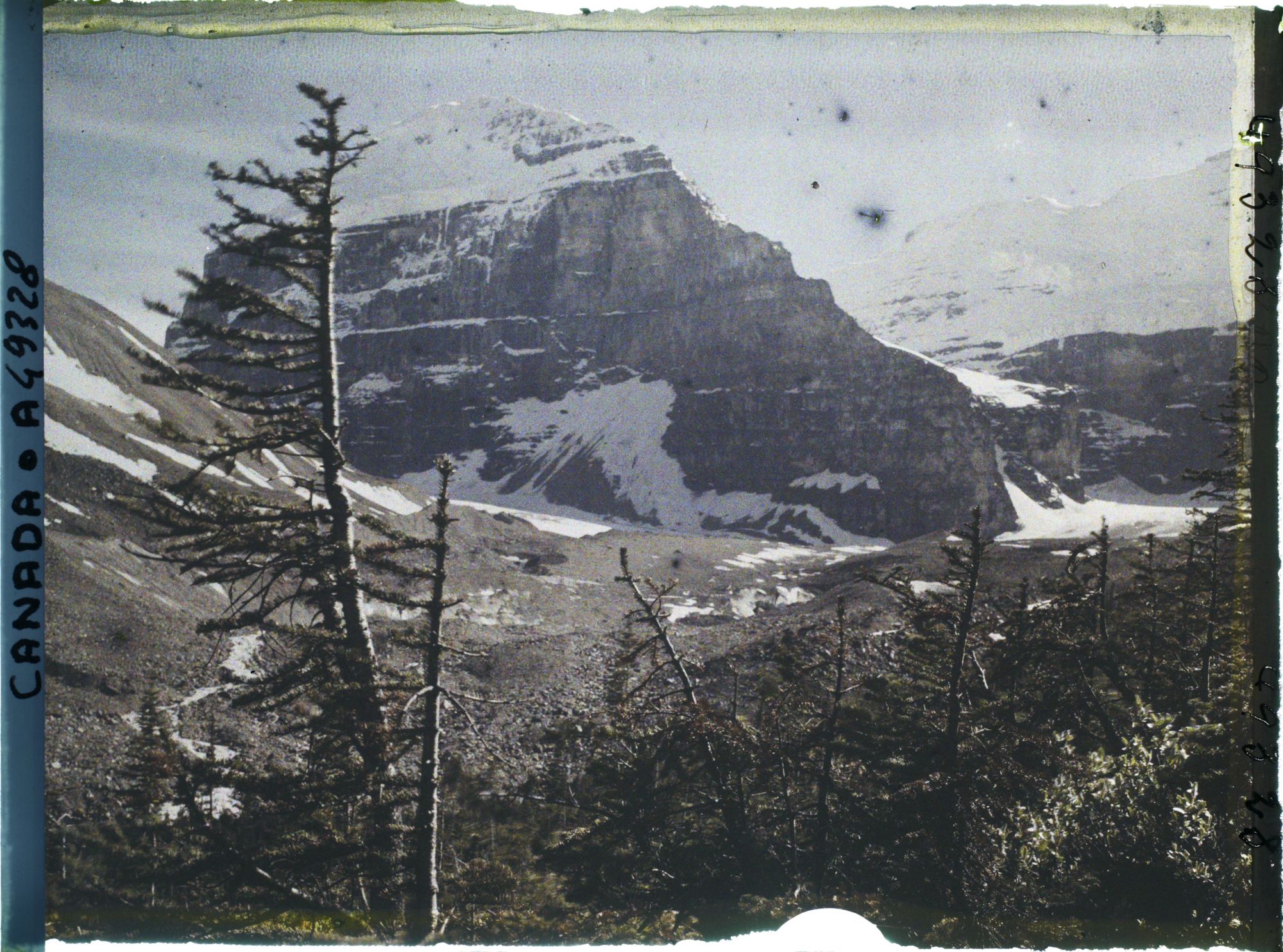 Image représentant Canada, Lac Louise, Effet du Soir s/ le mt Aberdeen