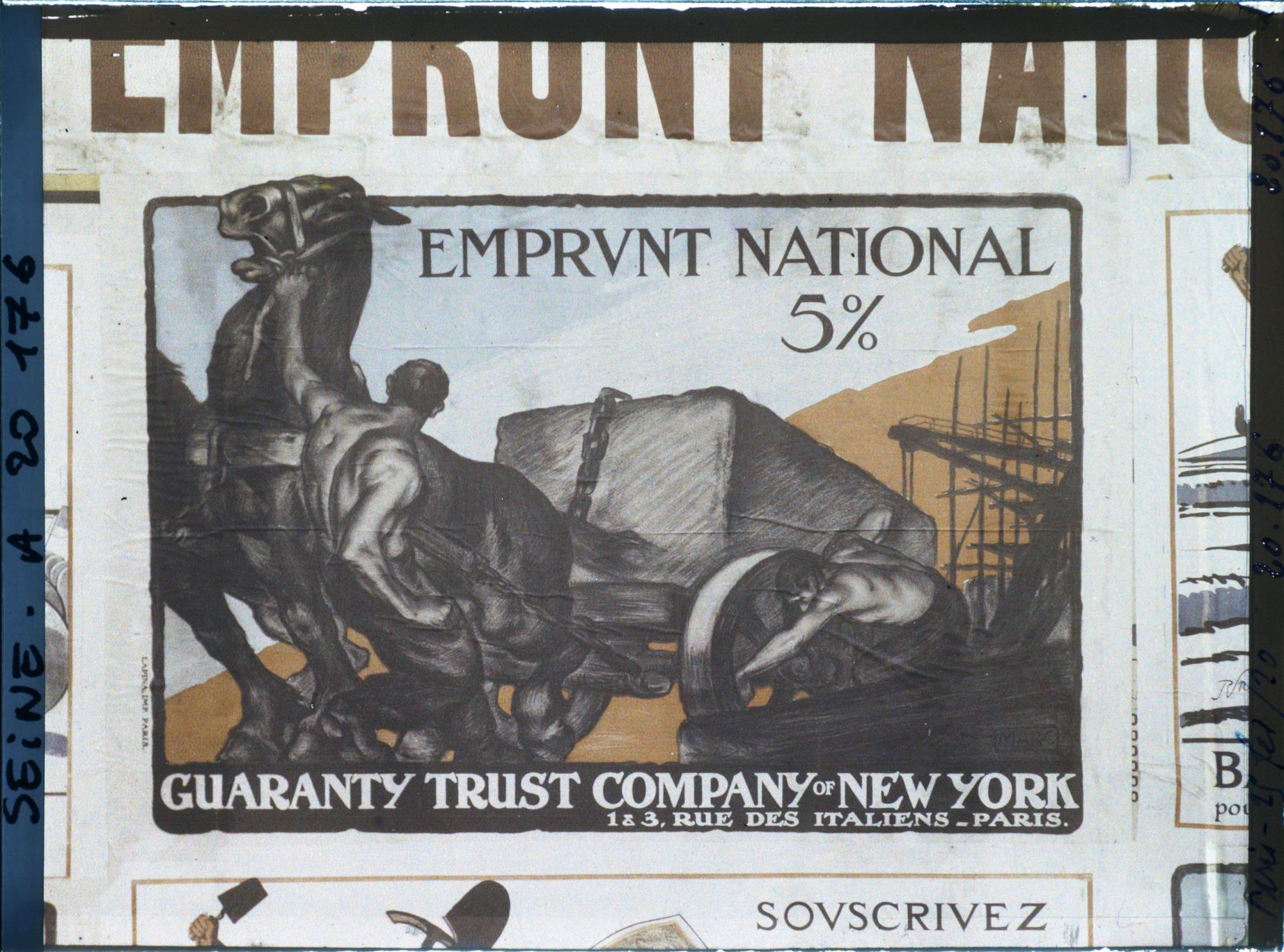 Image représentant Affiche de l'emprunt national de 1920, Guaranty trust company of New-York