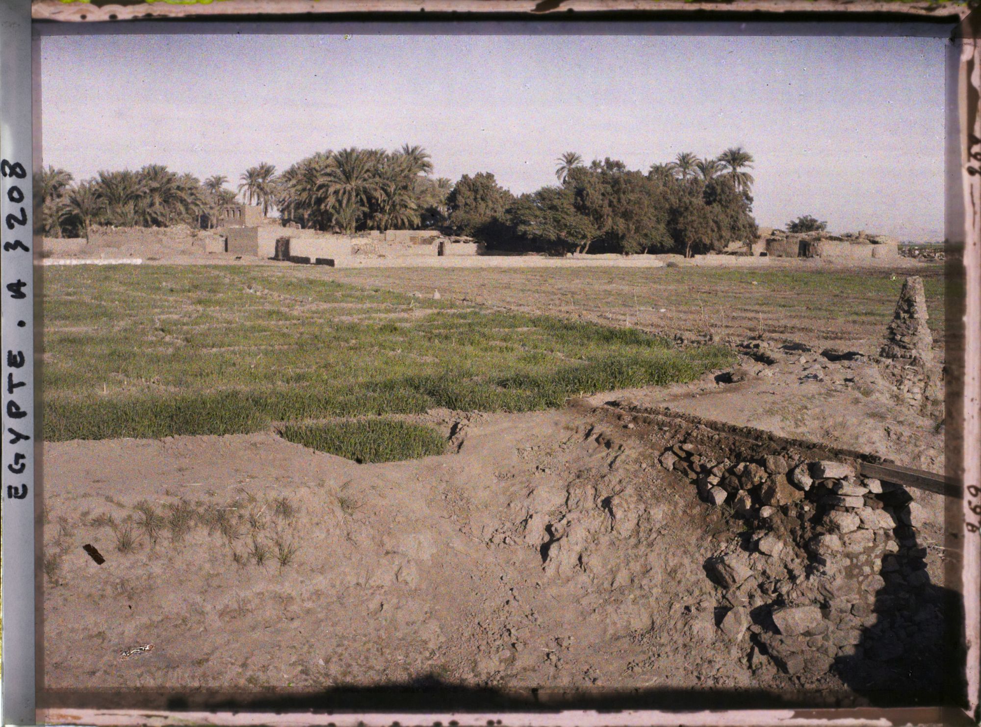 Image représentant Culture d'orge dans les environs du village