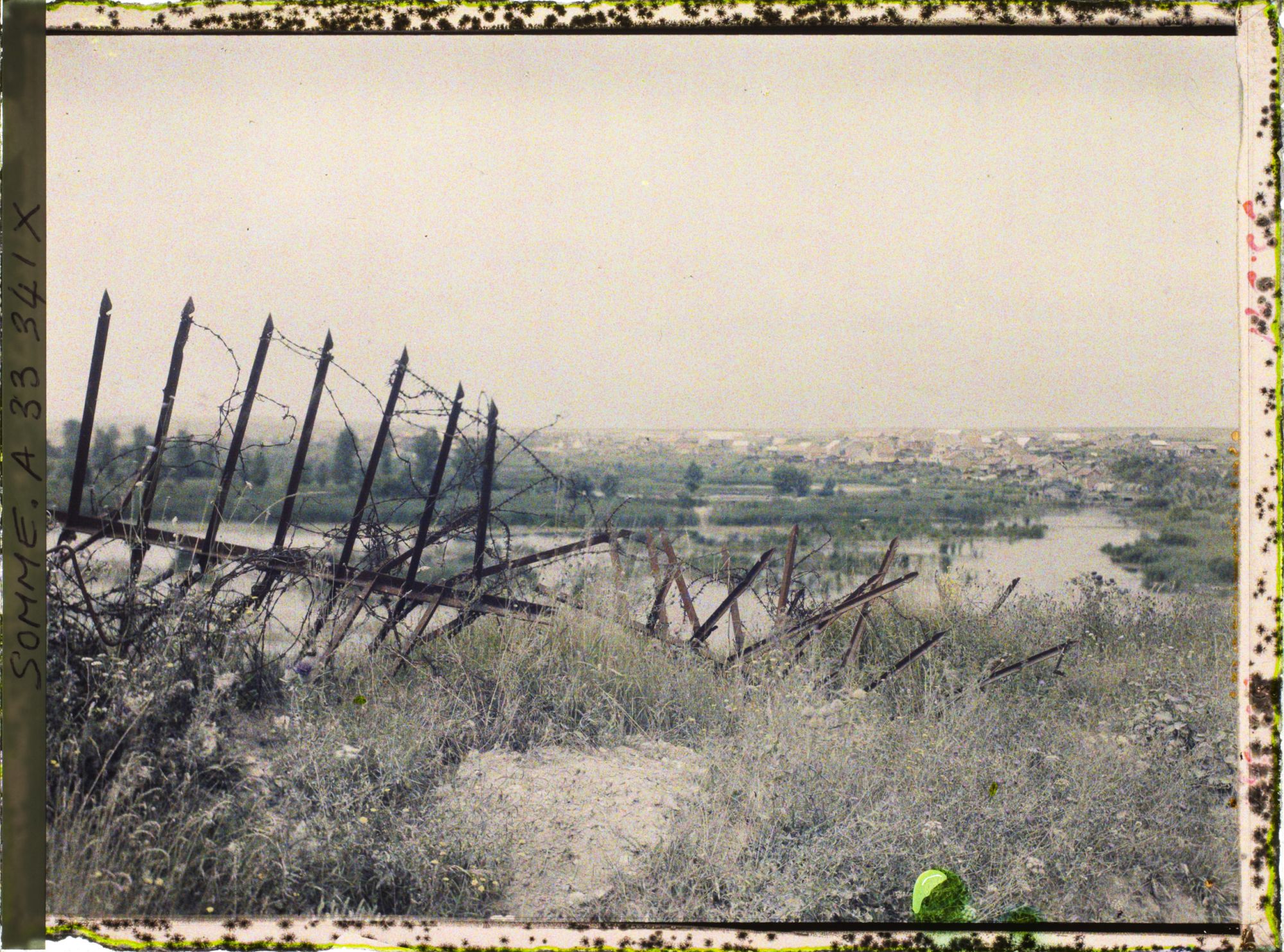 Image représentant France, , Panorama de Cléry, vue prise de la route de Cléry à Péronne