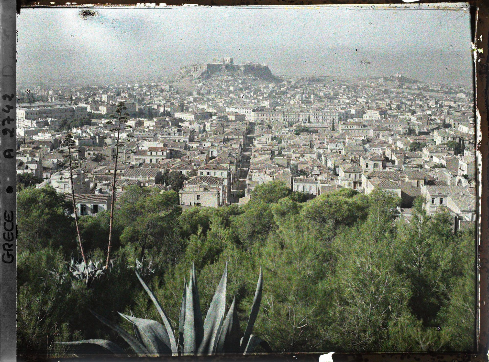 Image représentant Panorama sur la ville vers l'Acropole, depuis le Mont Lycabette