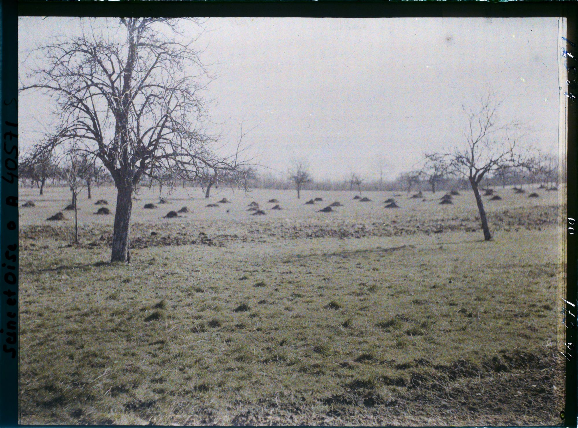 Image représentant France, Les Clayes, Champs prêts pour le labour