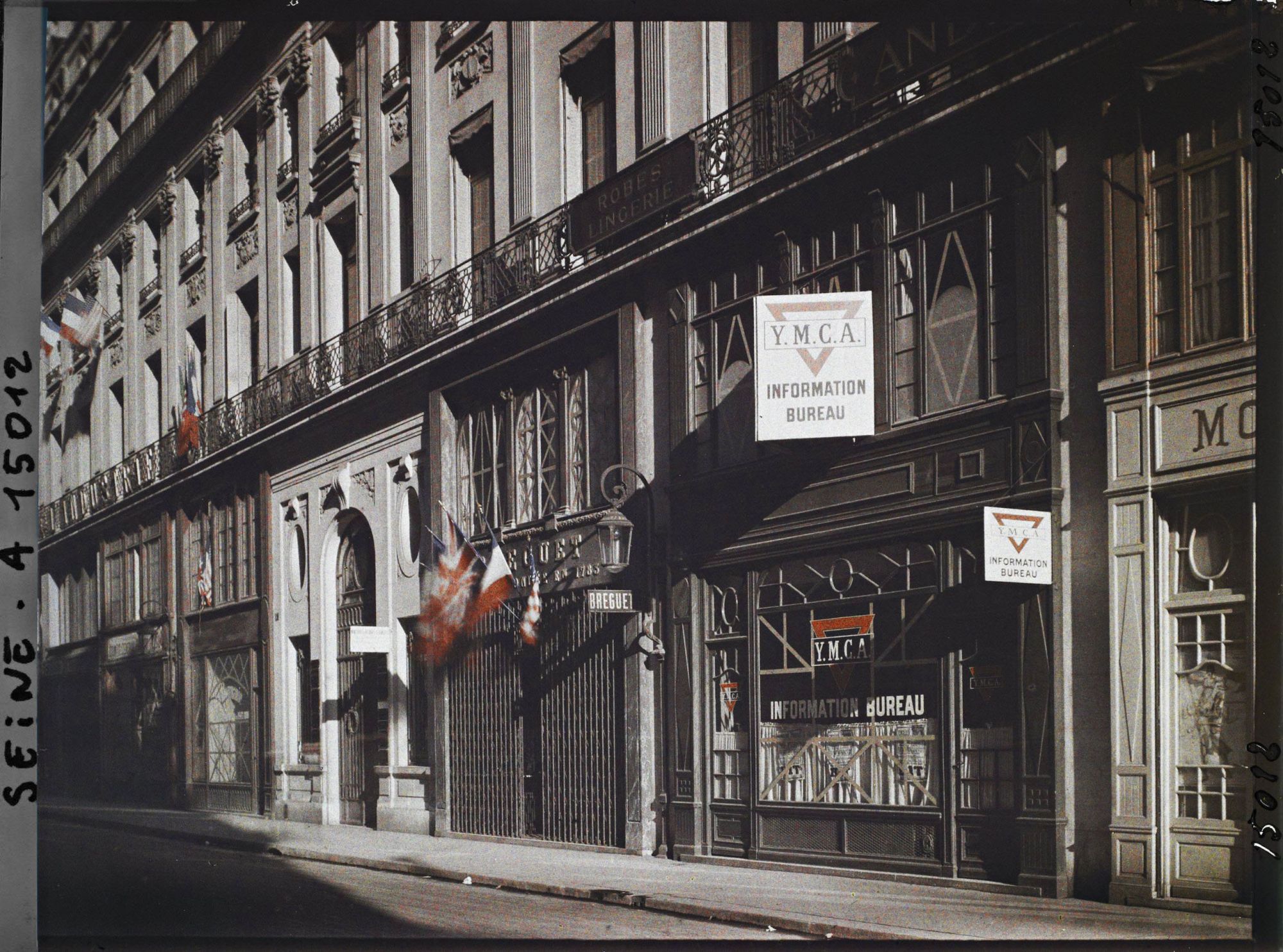 Image représentant Bureau de l'association de la jeunesse Catholique Américaine Y.M.C.A. au 2 rue Edouard-VII