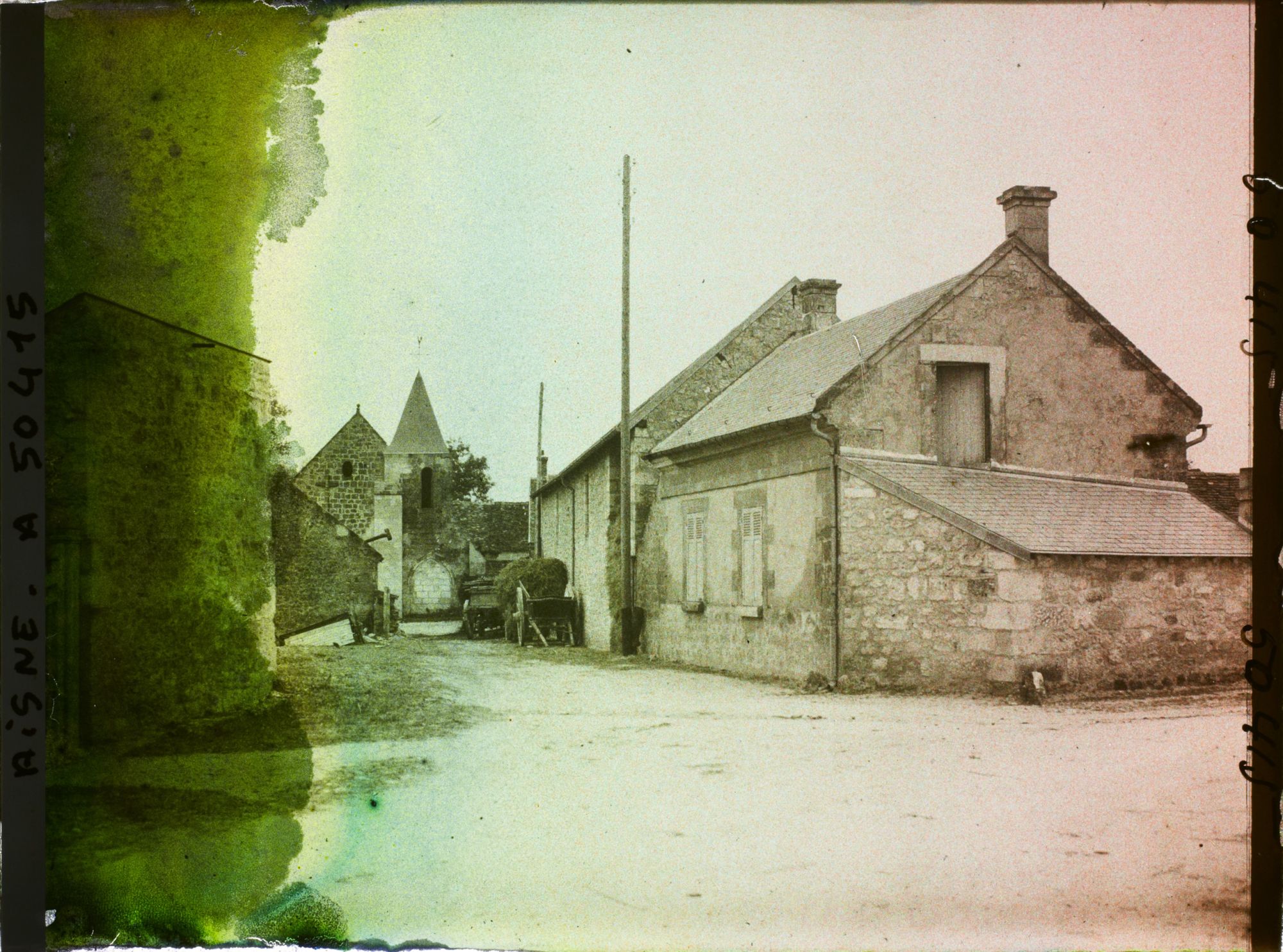 Image représentant France, Cys-la-Communes, Coin du village vers l'Eglise