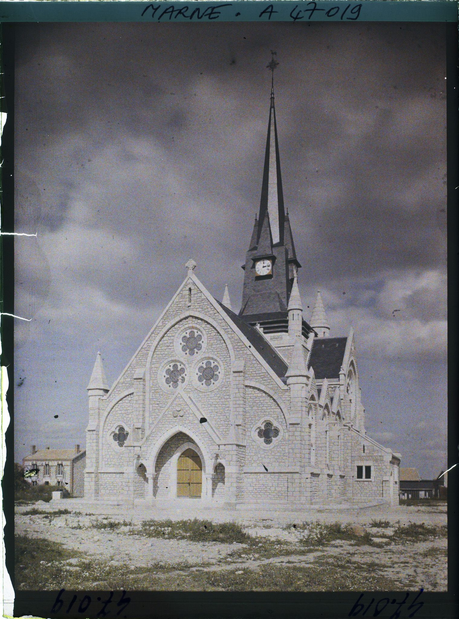 Image représentant France, Cernay en Dormois Marne 313 h, Nouvelle Eglise de Cernay en Dormois
