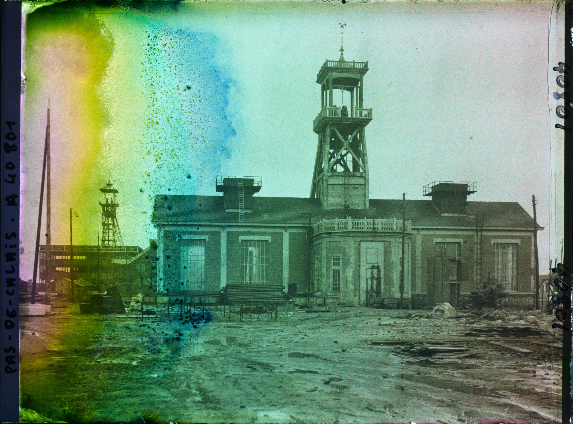 Image représentant France, Lens, Mine du Grand Coudé, les puits N° 2 et 2 bis