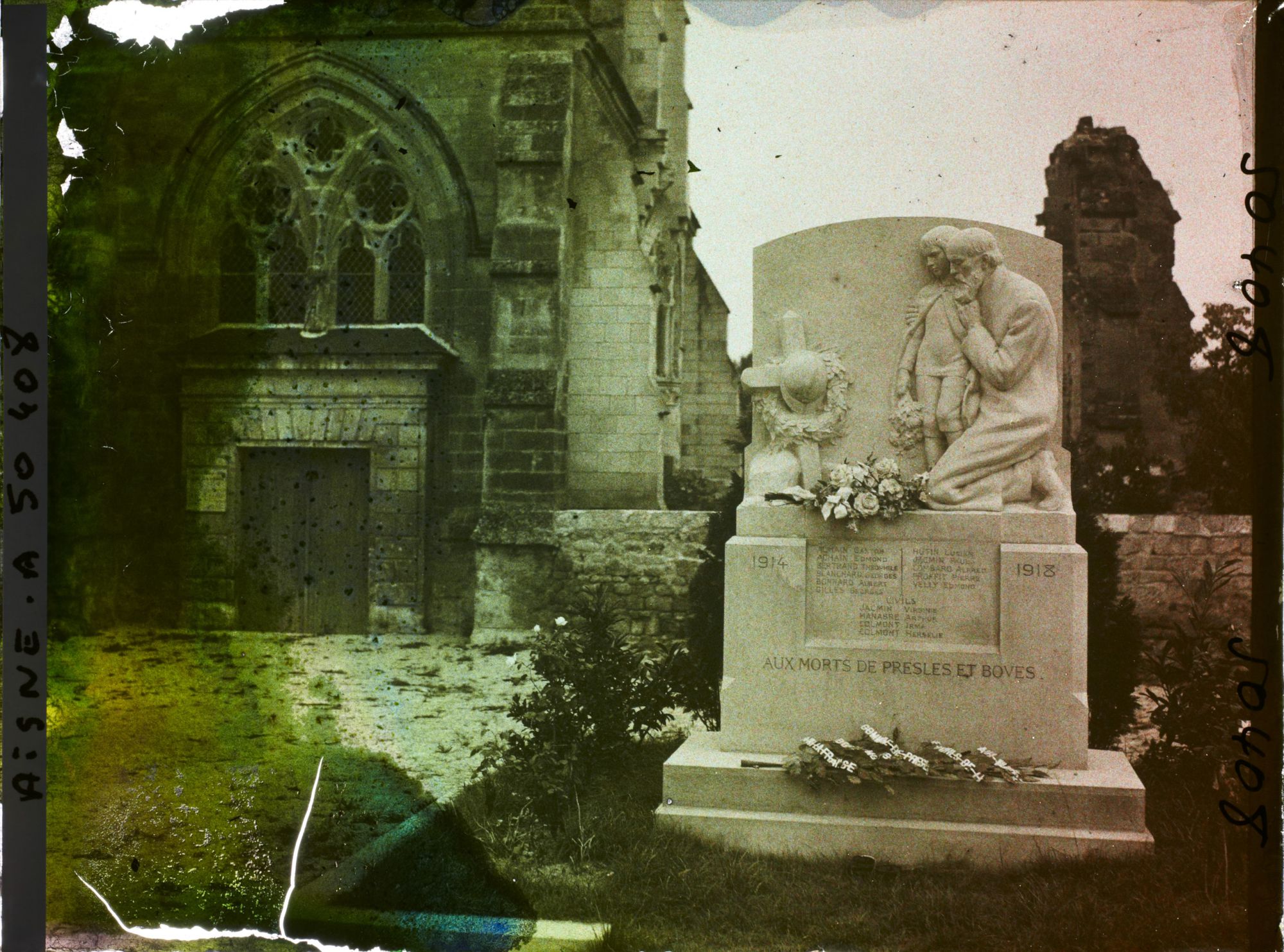 Image représentant France, Presles et Boves, Mt aux morts