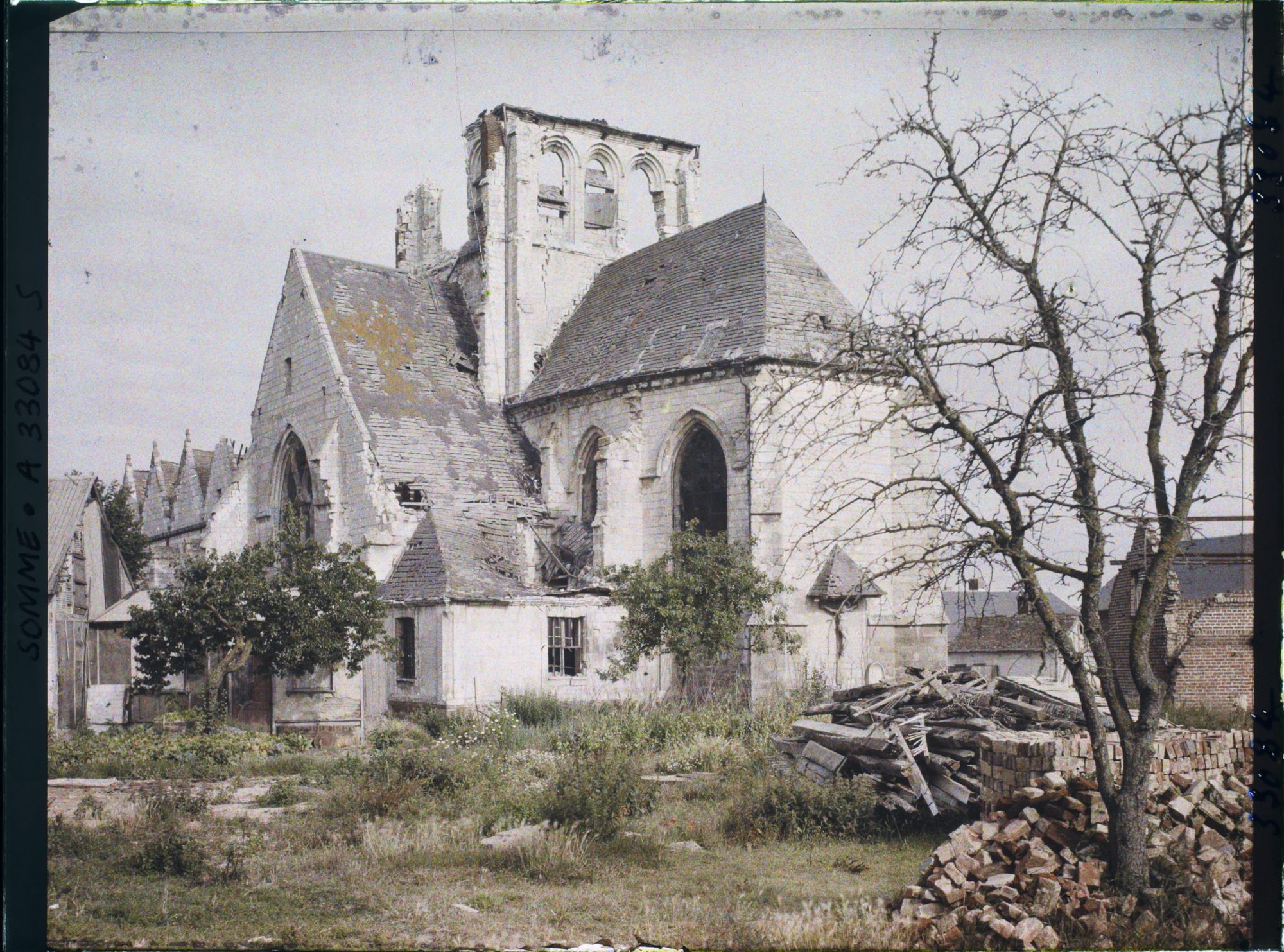 Image représentant France, Hangesten Santerre, Ruines de l'Eglise