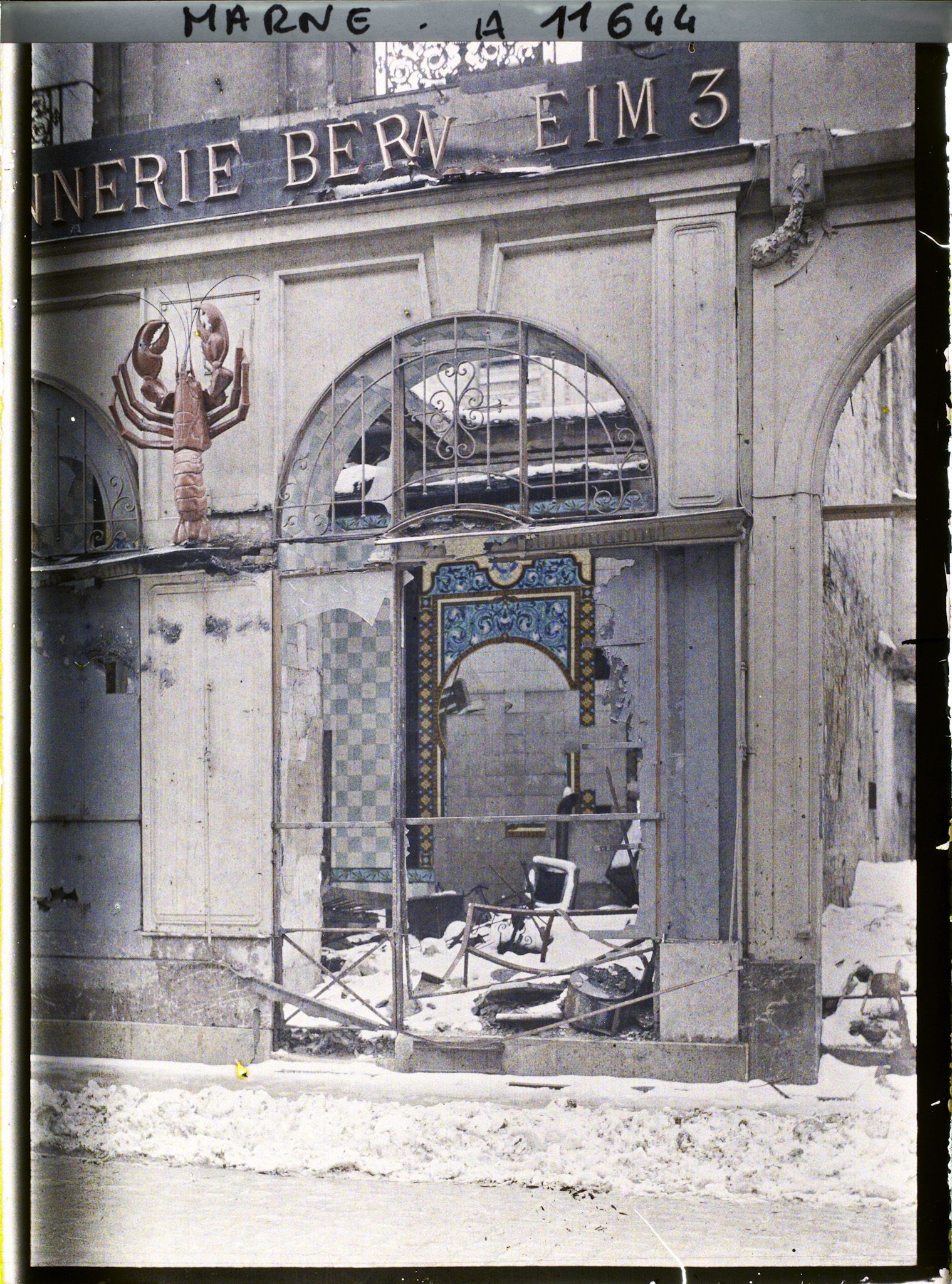 Image représentant France, Reims, Poissonnerie, rue Colbert