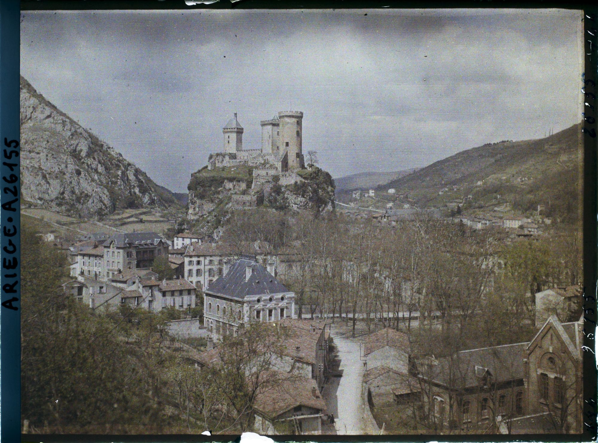 Image représentant Le château et la ville vers le nord