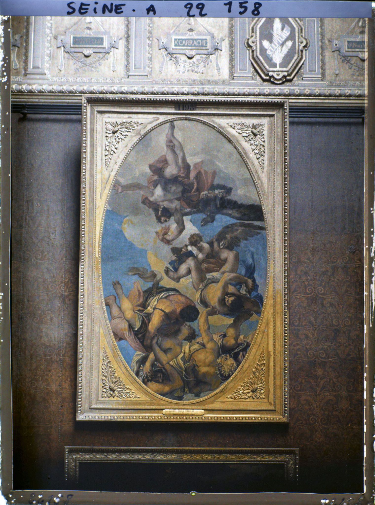 Image représentant Jupiter punissant les vices, Véronèse, musée du Louvre