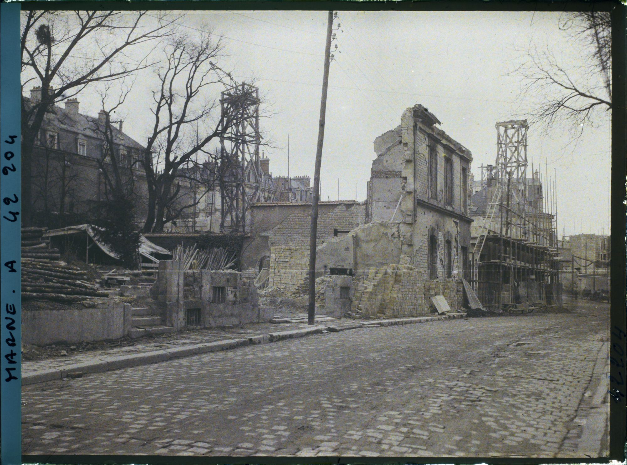 Image représentant France, Reims, La rue Noël