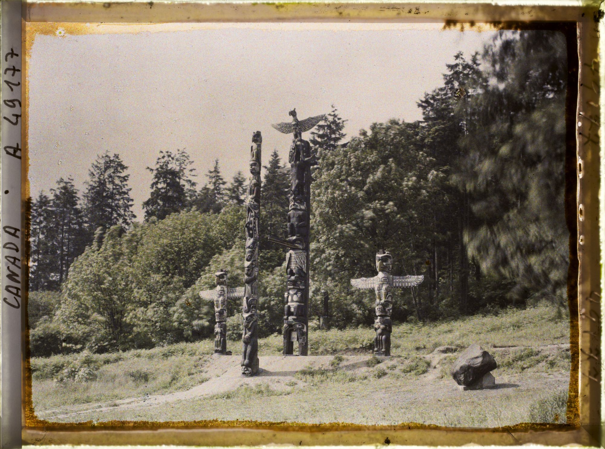 Image représentant Canada, Vancouver, Ensemble d'un Totem
