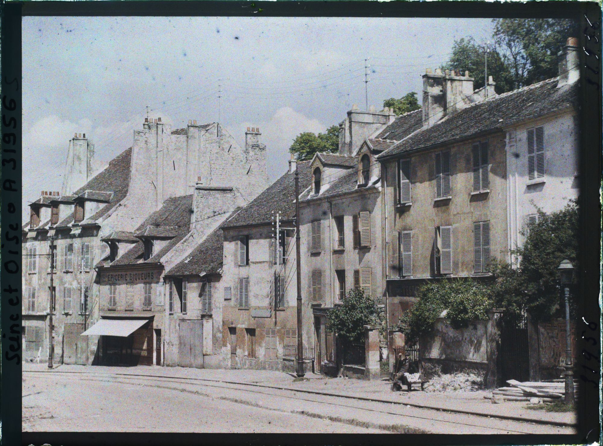 Image représentant France, Port de Marly, Les Vieilles Maisons à l'entrée de la Ville