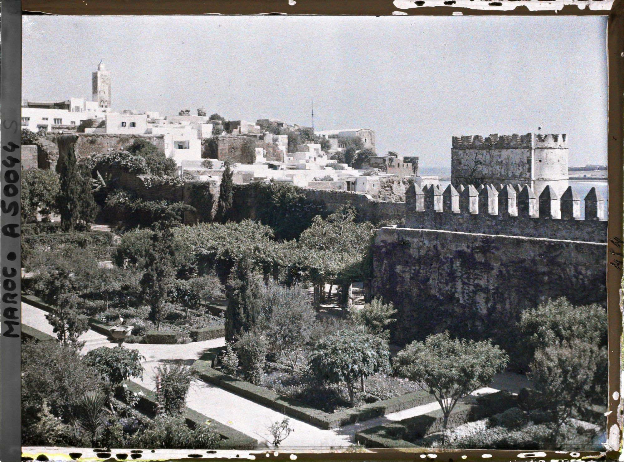 Image représentant Le jardin de la casbah des Oudaïa créé dans le style andalou en 1915-1918