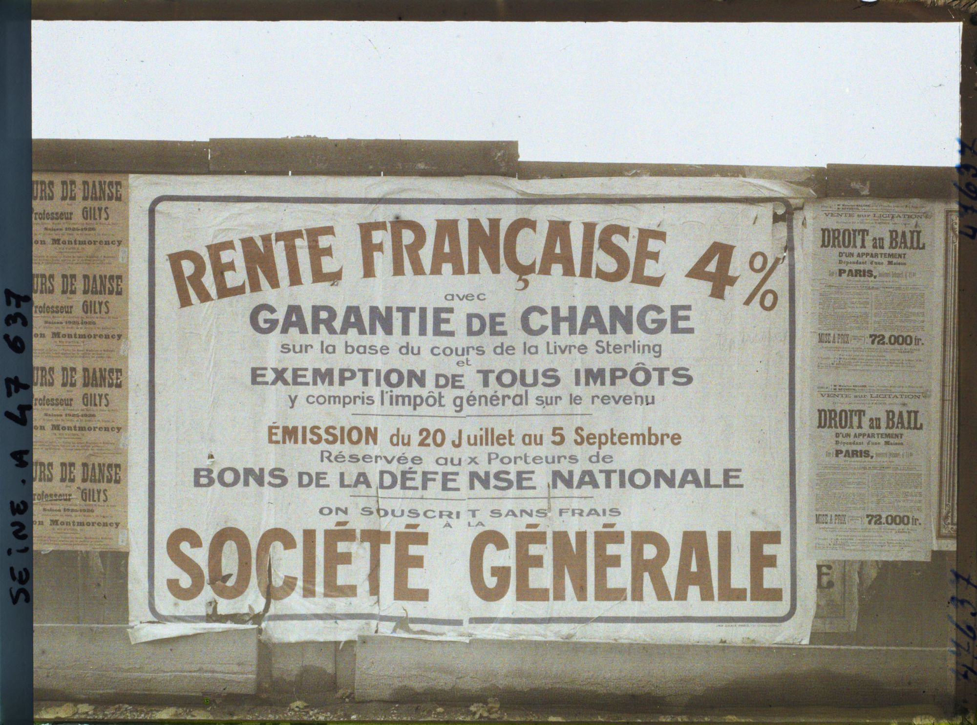 Image représentant Affiches de l'emprunt, la Société générale