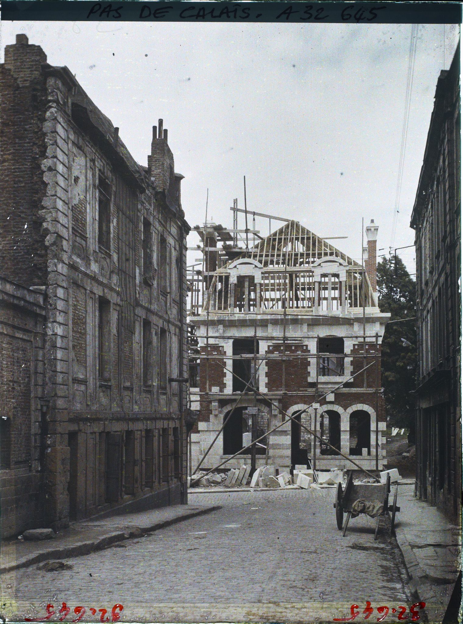 Image représentant France, Arras, Reconstructions rue des murs-St-Vaast