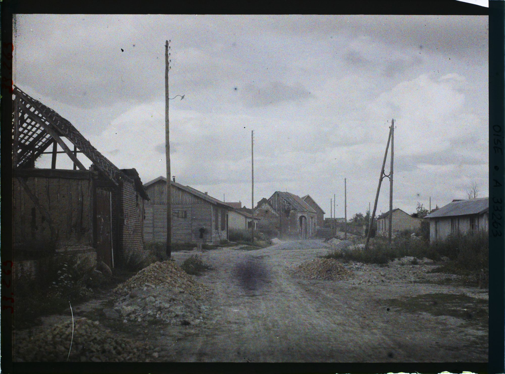 Image représentant France, Roye s/ Matz, Vue prise de la route de Lassigny