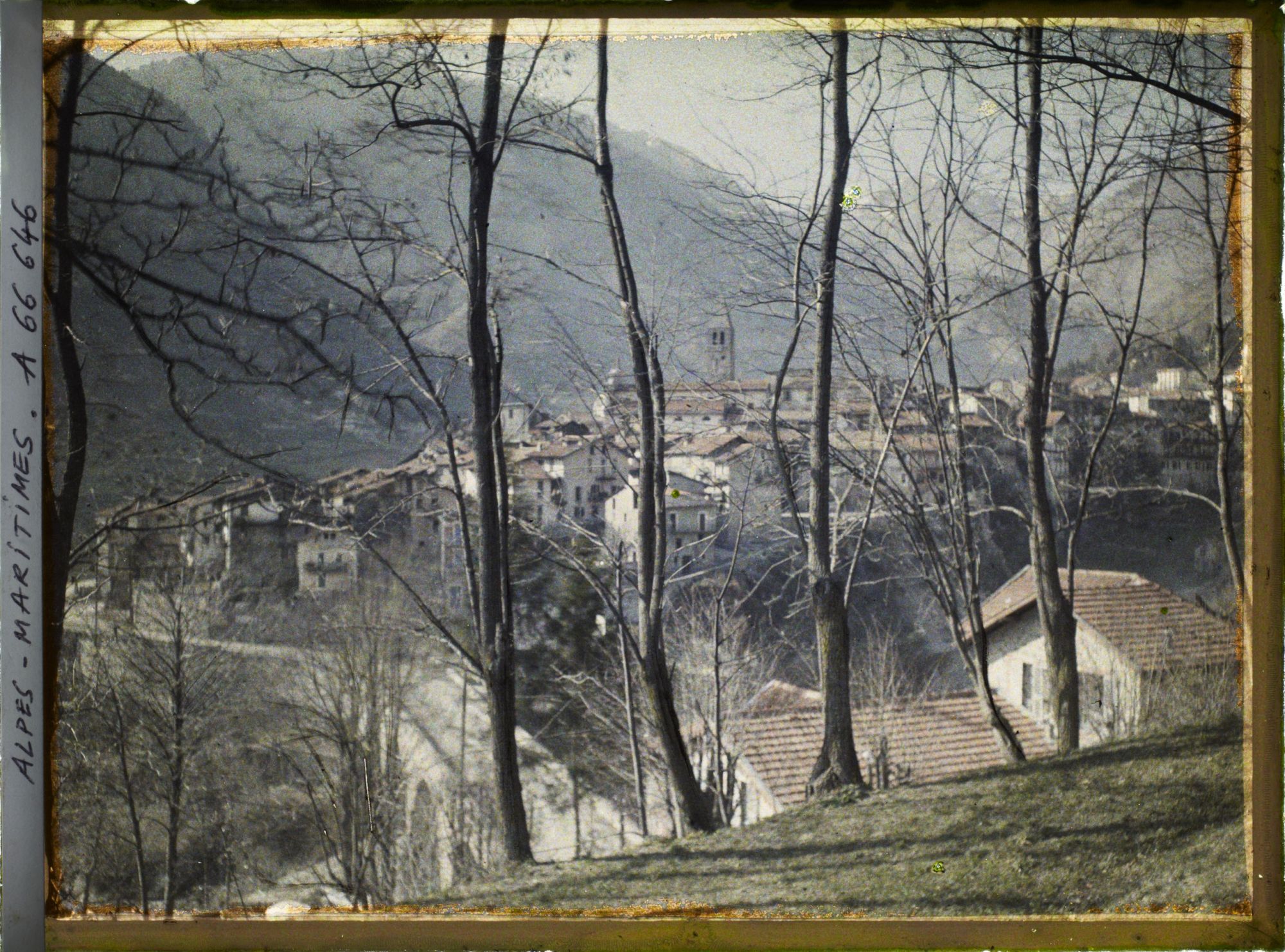 Image représentant Vue sur le village depuis le chemin de Berthemont (?)