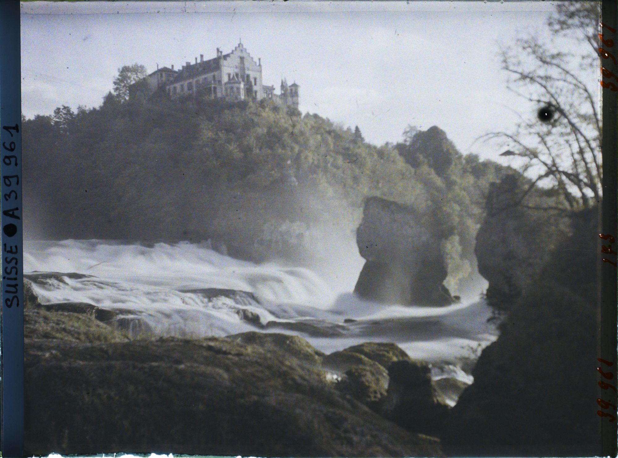 Image représentant Les chutes du Rhin et le château de Laufen