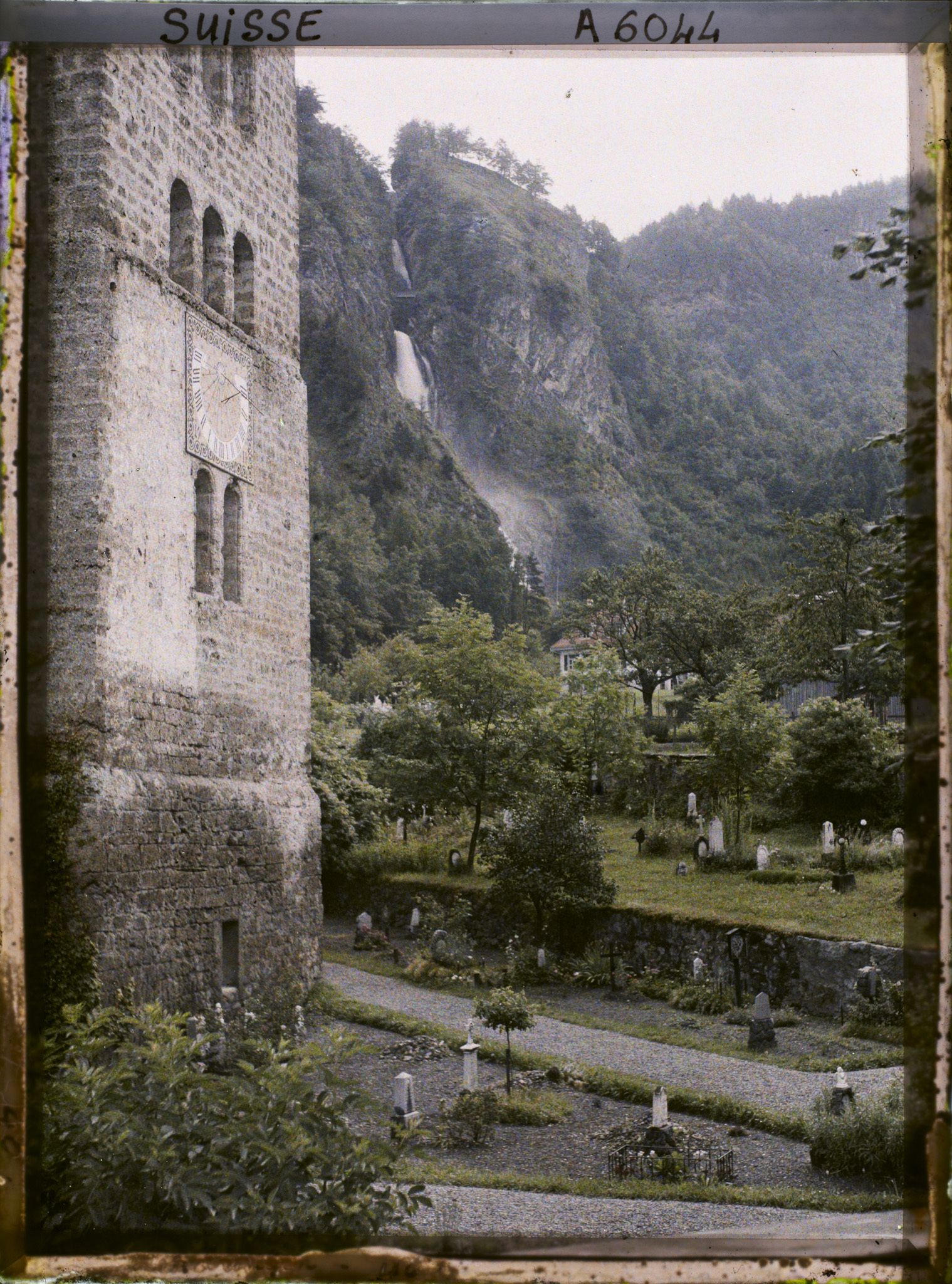 Image représentant L'église et le cimetière de Meiringen
