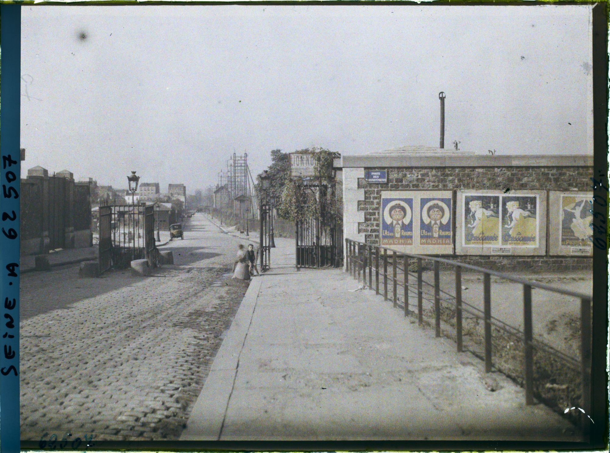 Image représentant La zone des anciennes fortifications à la porte des Poissonniers