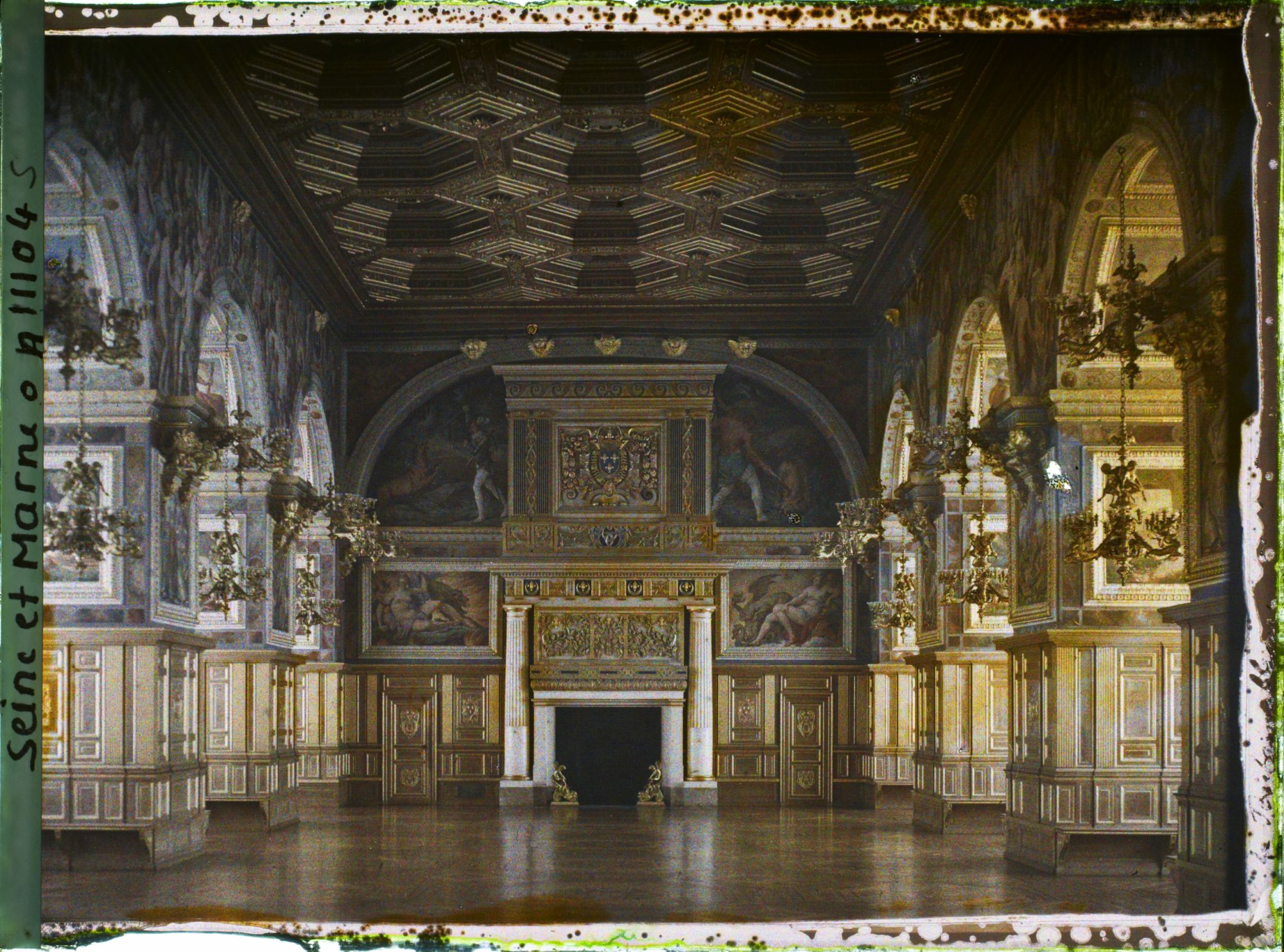 Image représentant France, Fontainebleau, Palais de Fontainebleau, Galerie Henri II