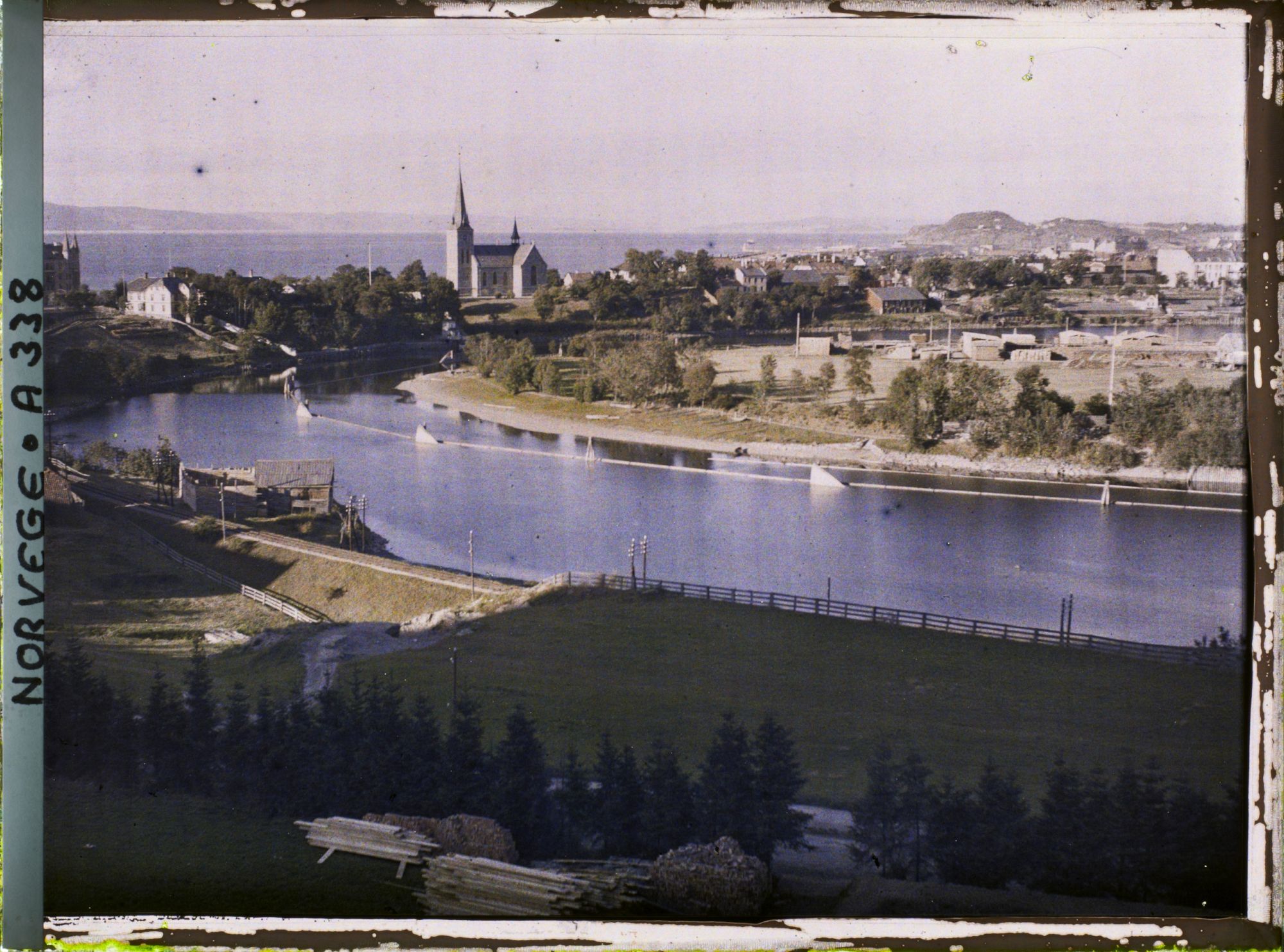 Image représentant Panorama sur la ville avec la Nidelva