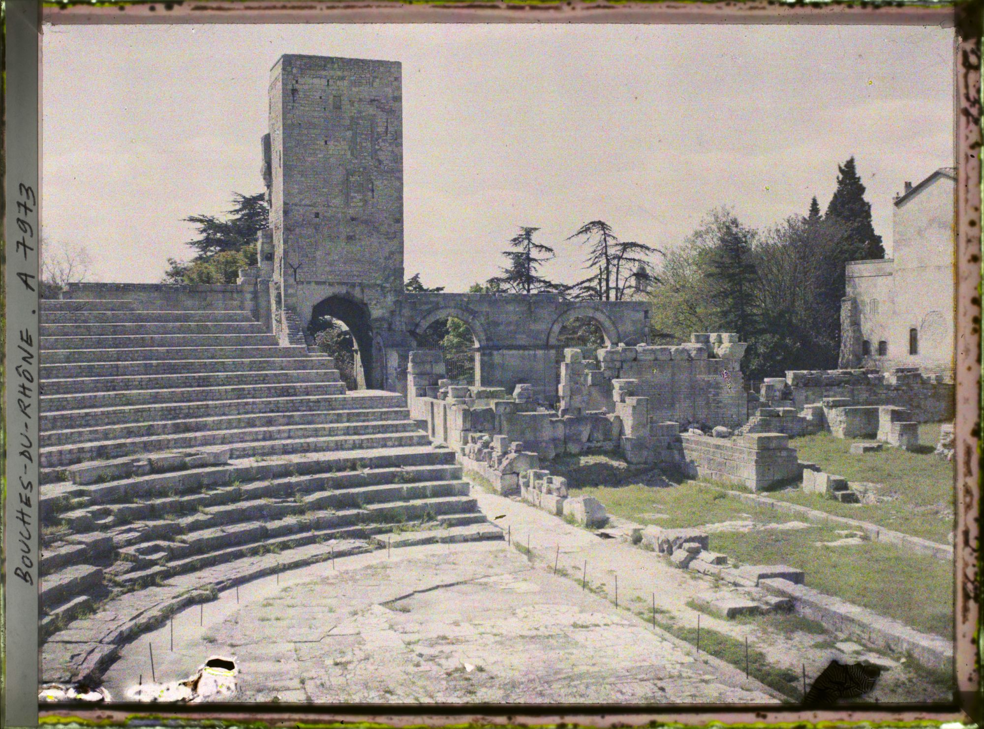 Image représentant Les gradins du théâtre antique