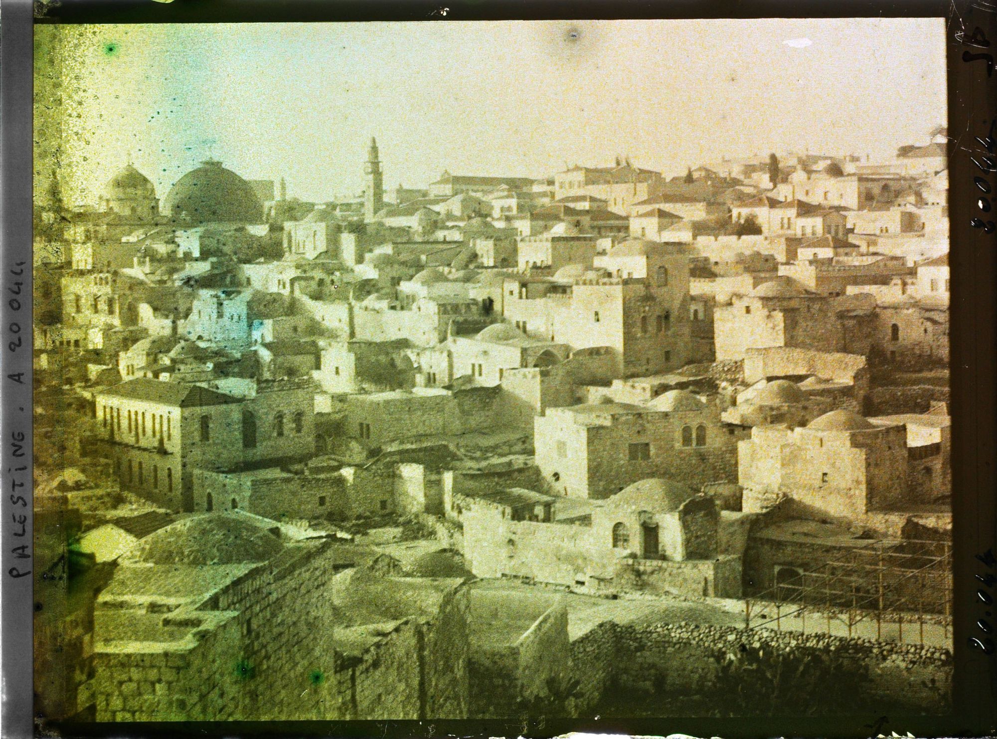 Image représentant Vue vers le Saint Sépulcre depuis l'ouest