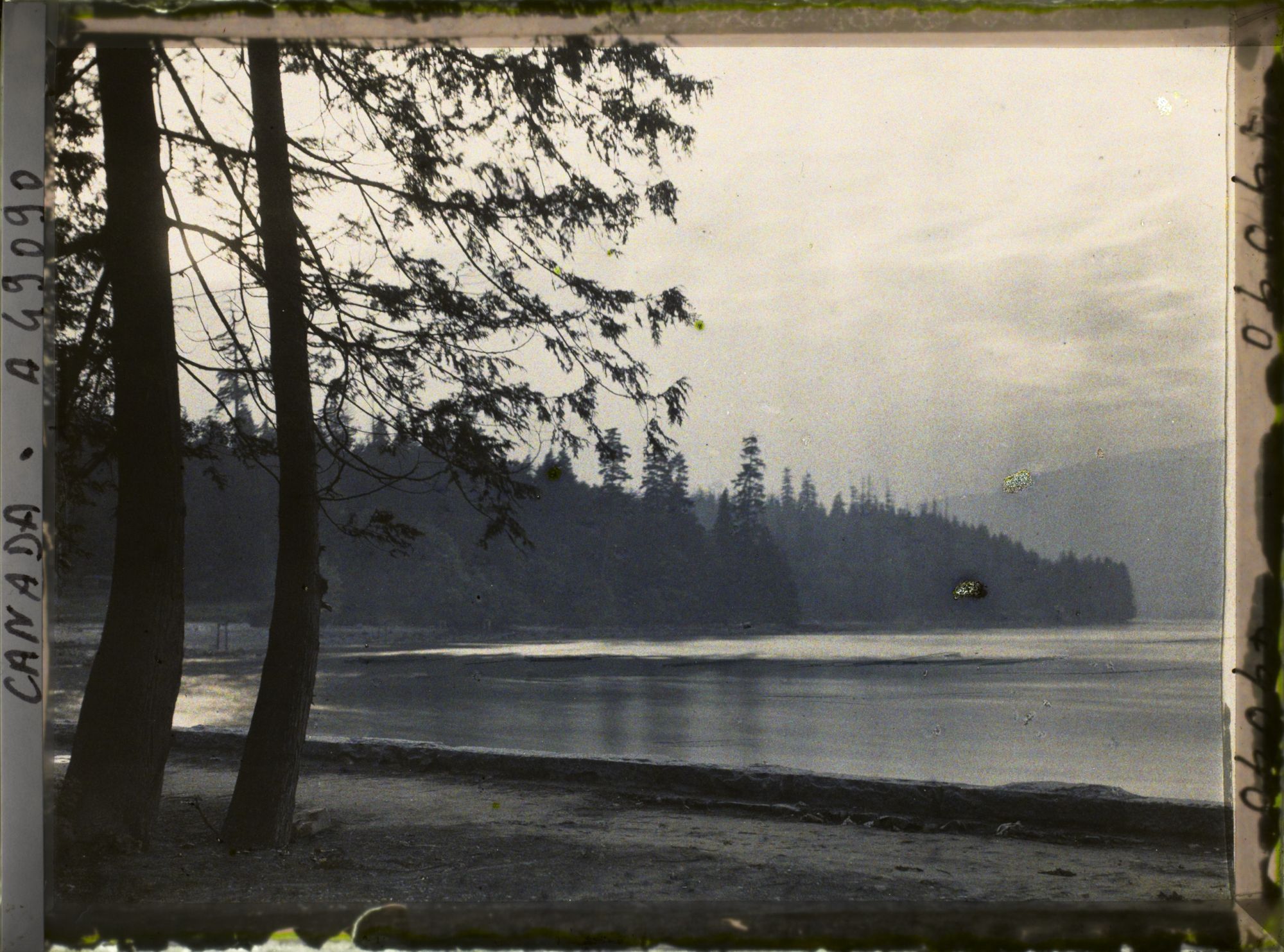 Image représentant Canada, Vancouver, Effet du Soir à la pointe de Brockton
