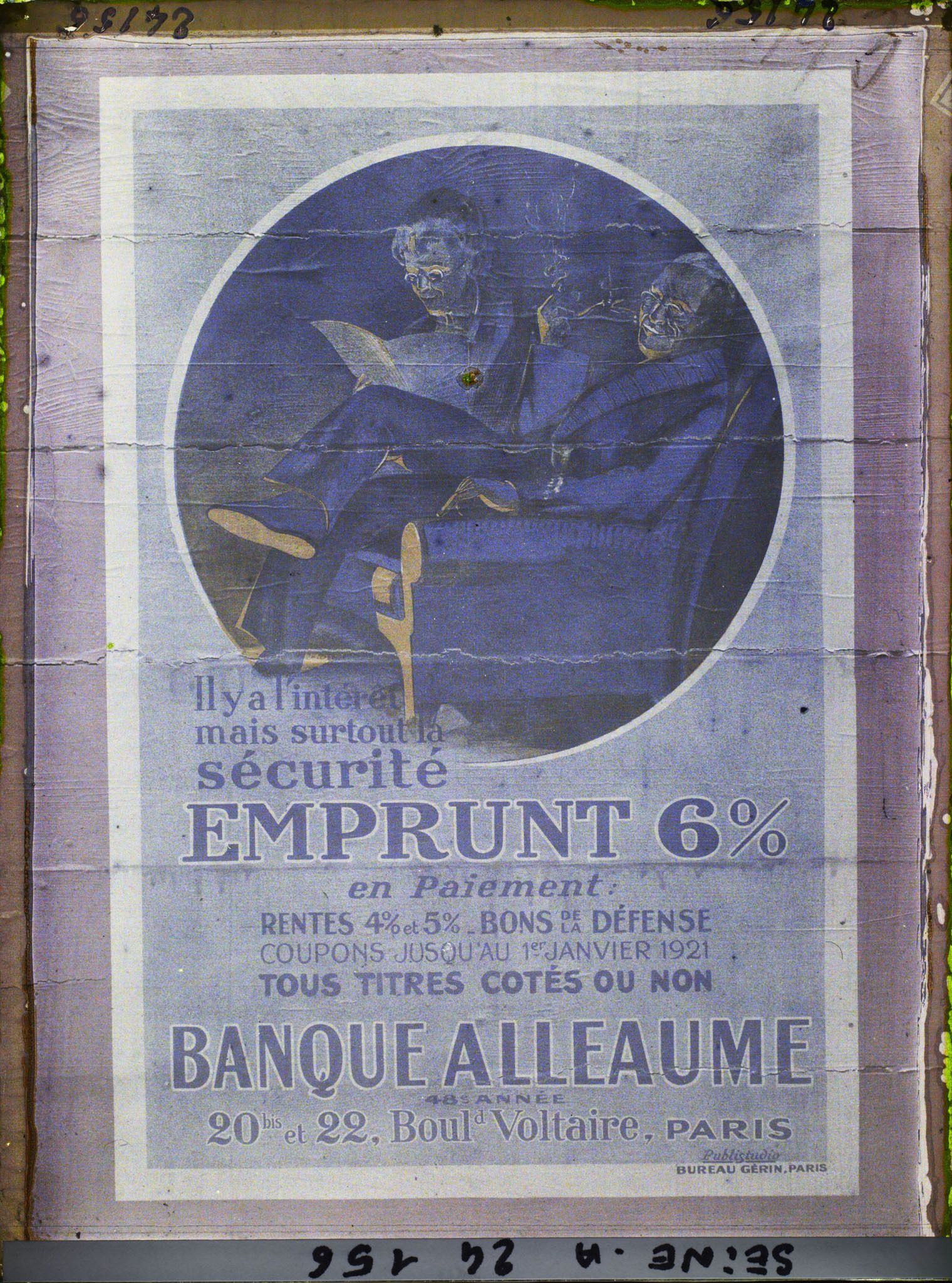Image représentant Affiche de l'emprunt national de 1920, Banque Alleaume